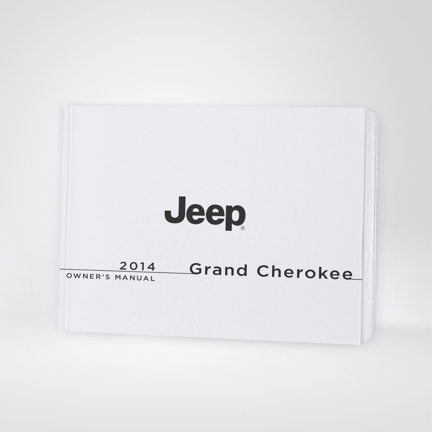 2014 Jeep Grand Cherokee Manuel du propriétaire | Anglais