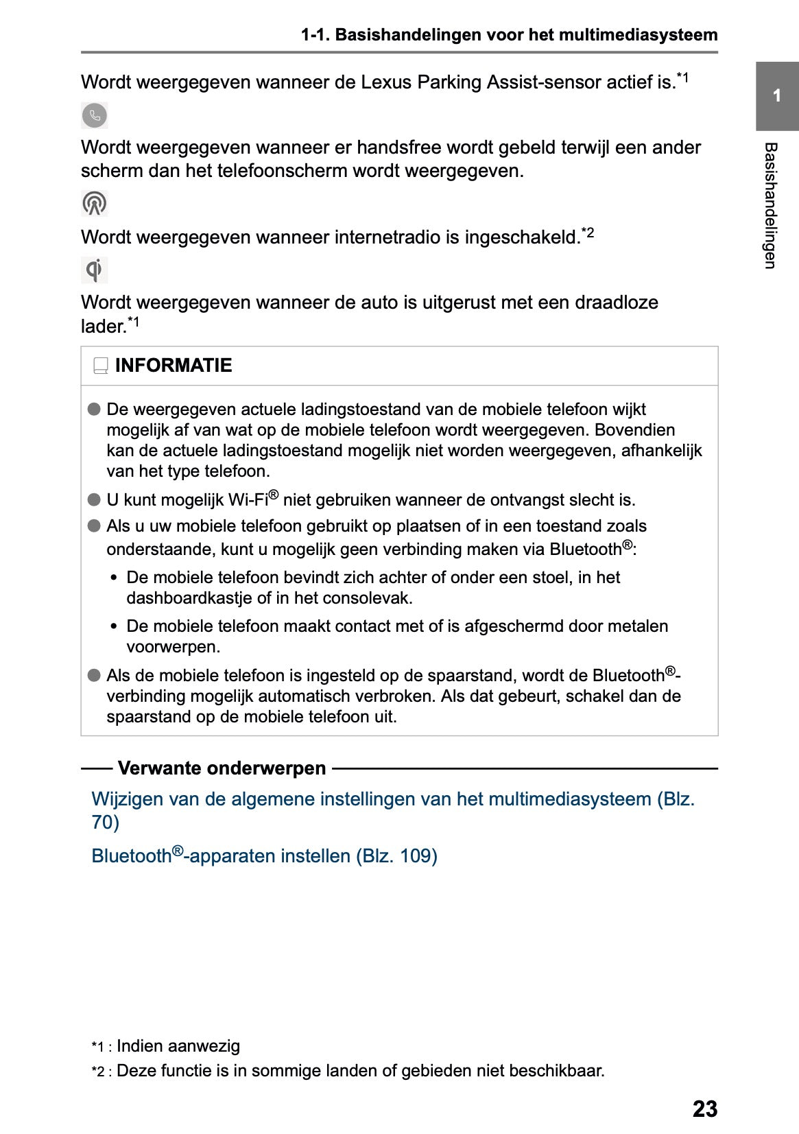 2023-2024 Lexus NX 450h+ Navigation Manual | Dutch