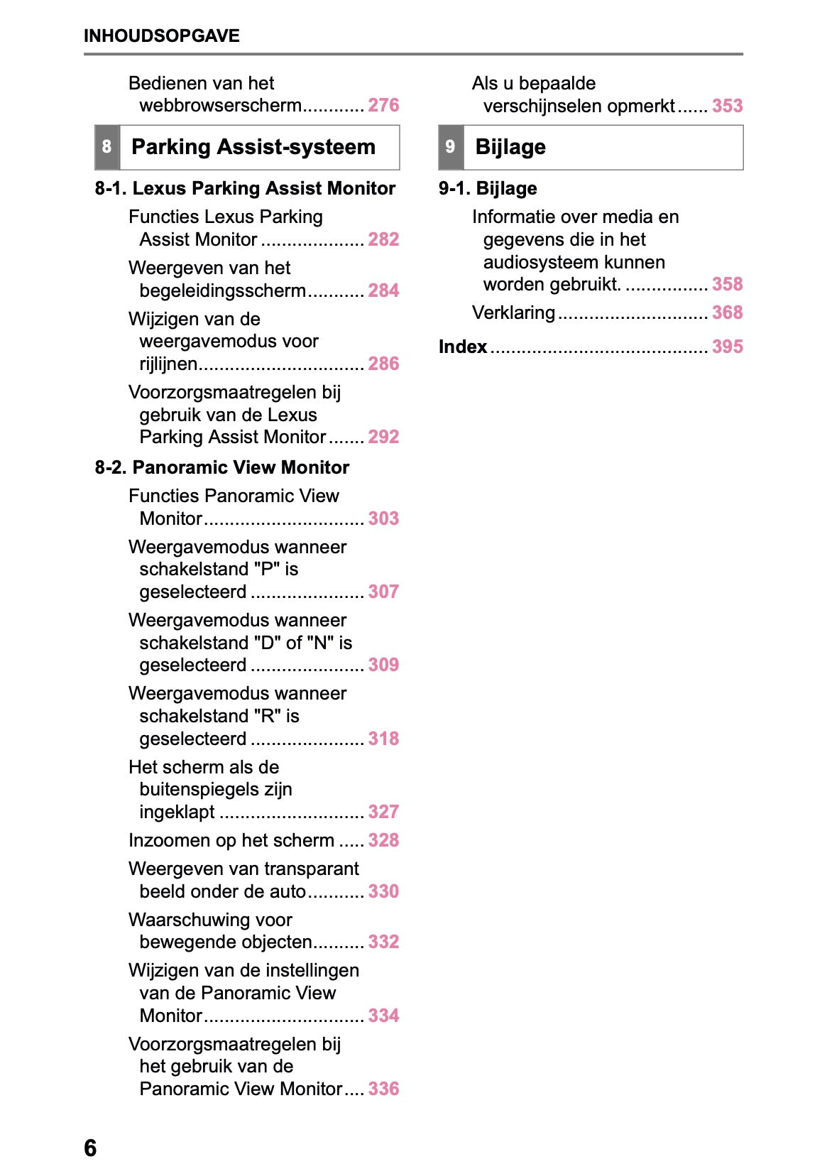 2023-2024 Lexus NX 450h+ Navigation Manual | Dutch