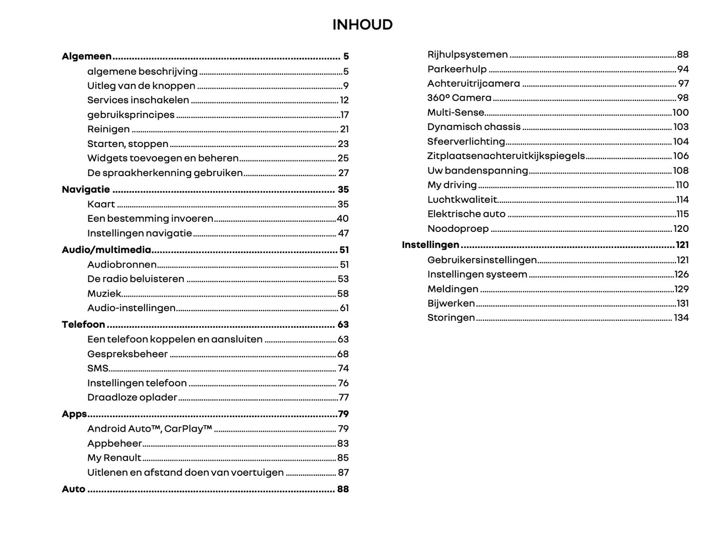 2024-2025 Renault Open R Link Infotainment Manual | Dutch