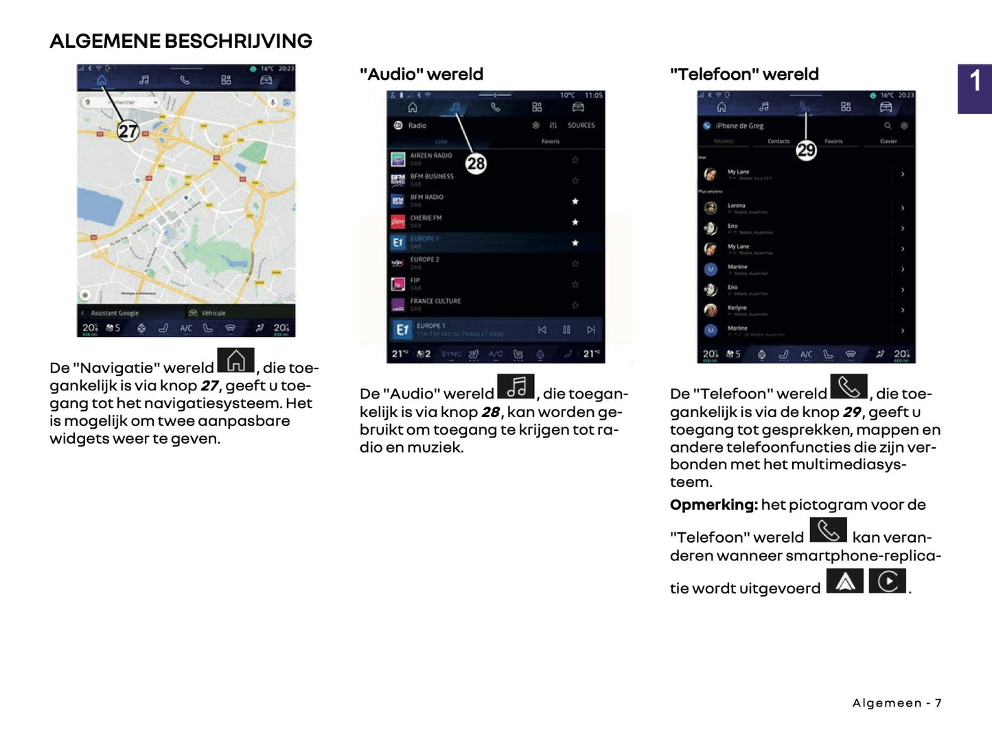 2024-2025 Renault Open R Link Infotainment Manual | Dutch
