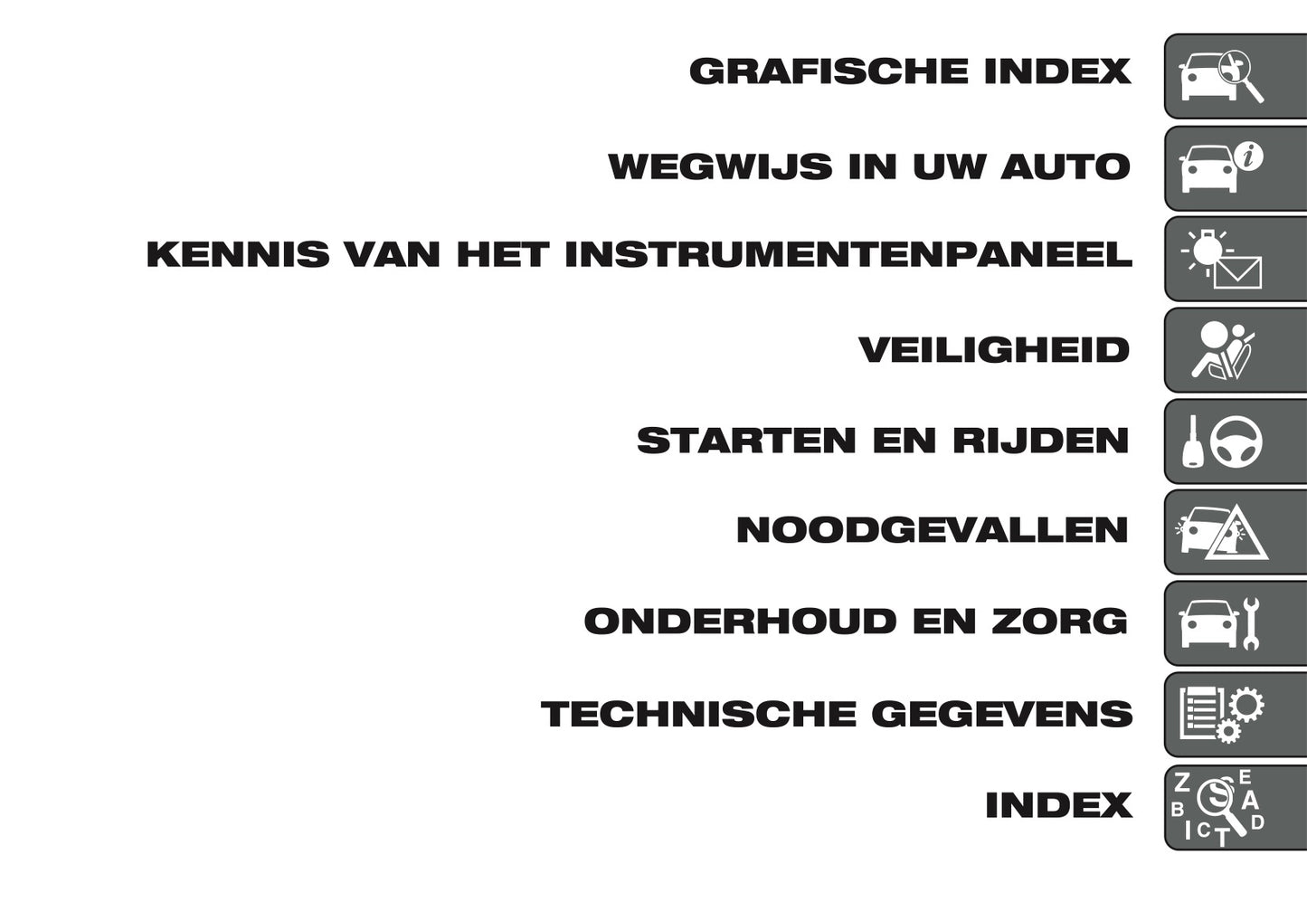 2014 Abarth 500 Gebruikershandleiding | Nederlands