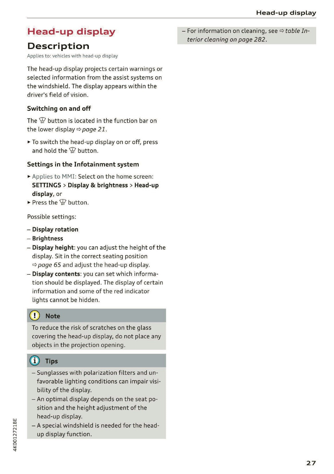 2021 Audi A6 Owner's Manual | English