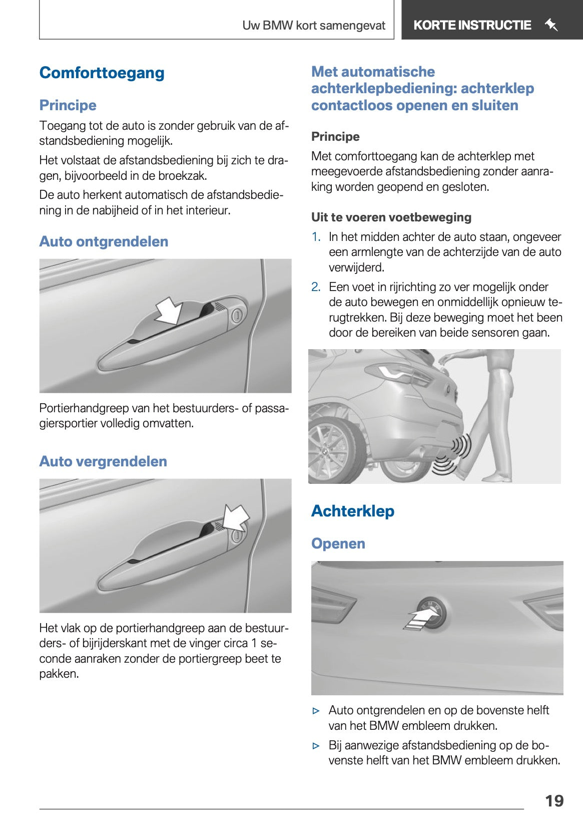2019 BMW X2 Owner's Manual | Dutch