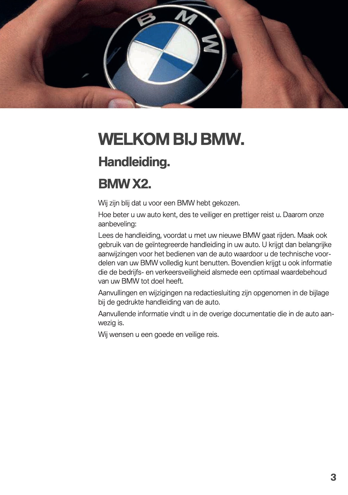 2019 BMW X2 Owner's Manual | Dutch