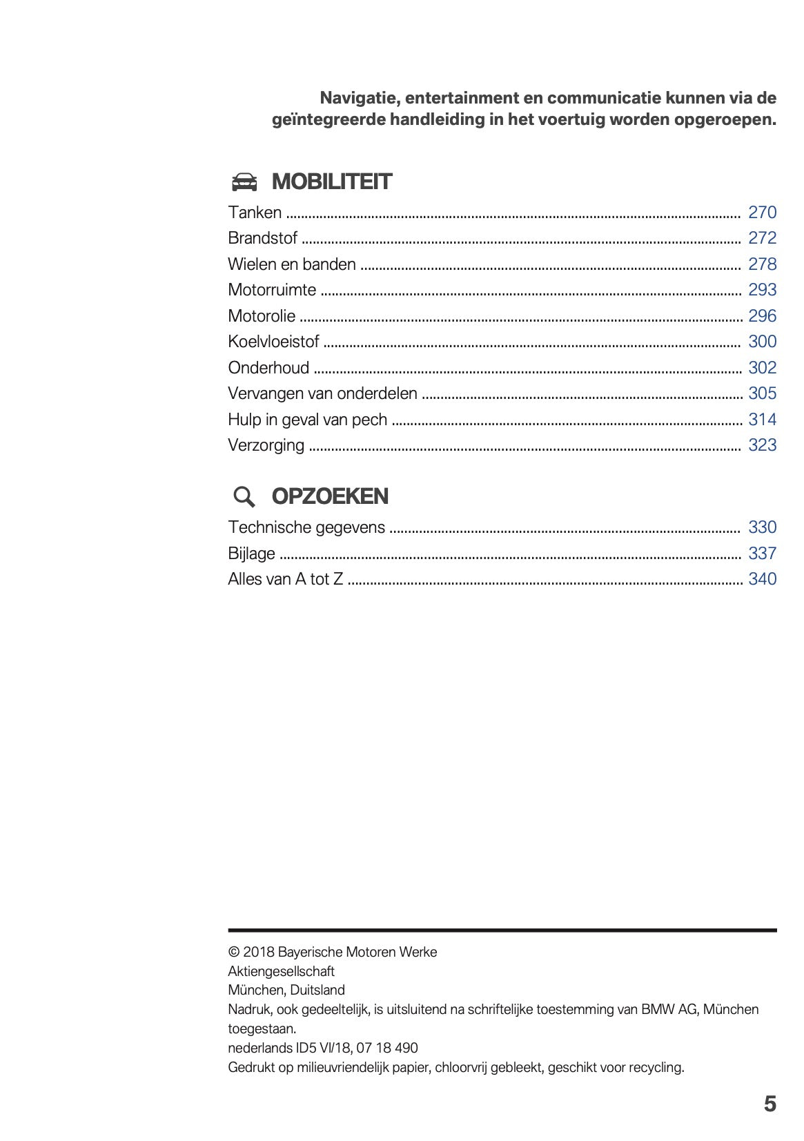 2019 BMW X2 Owner's Manual | Dutch