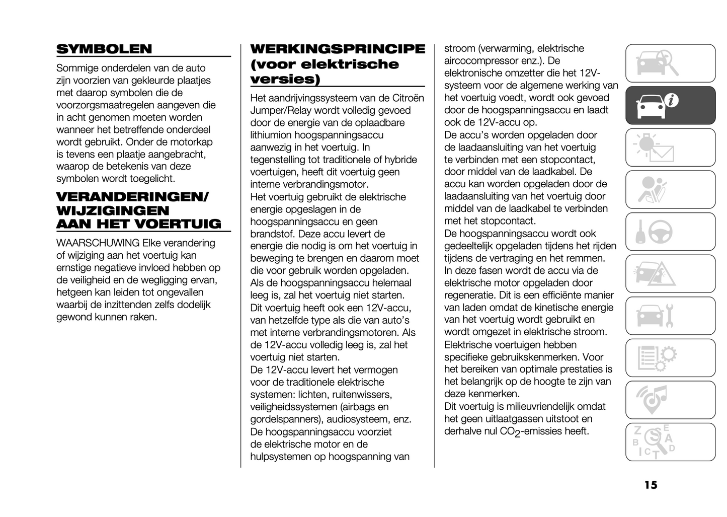 2024 Citroën Jumper/ë-Jumper/Relay/ë-Relay Gebruikershandleiding | Nederlands