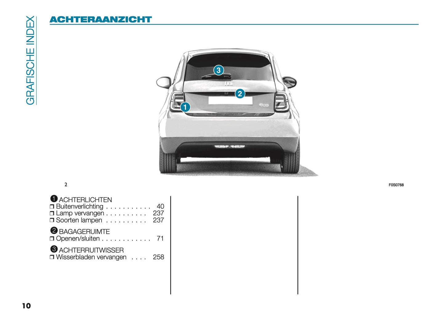 2022-2023 Fiat 500 Gebruikershandleiding | Nederlands