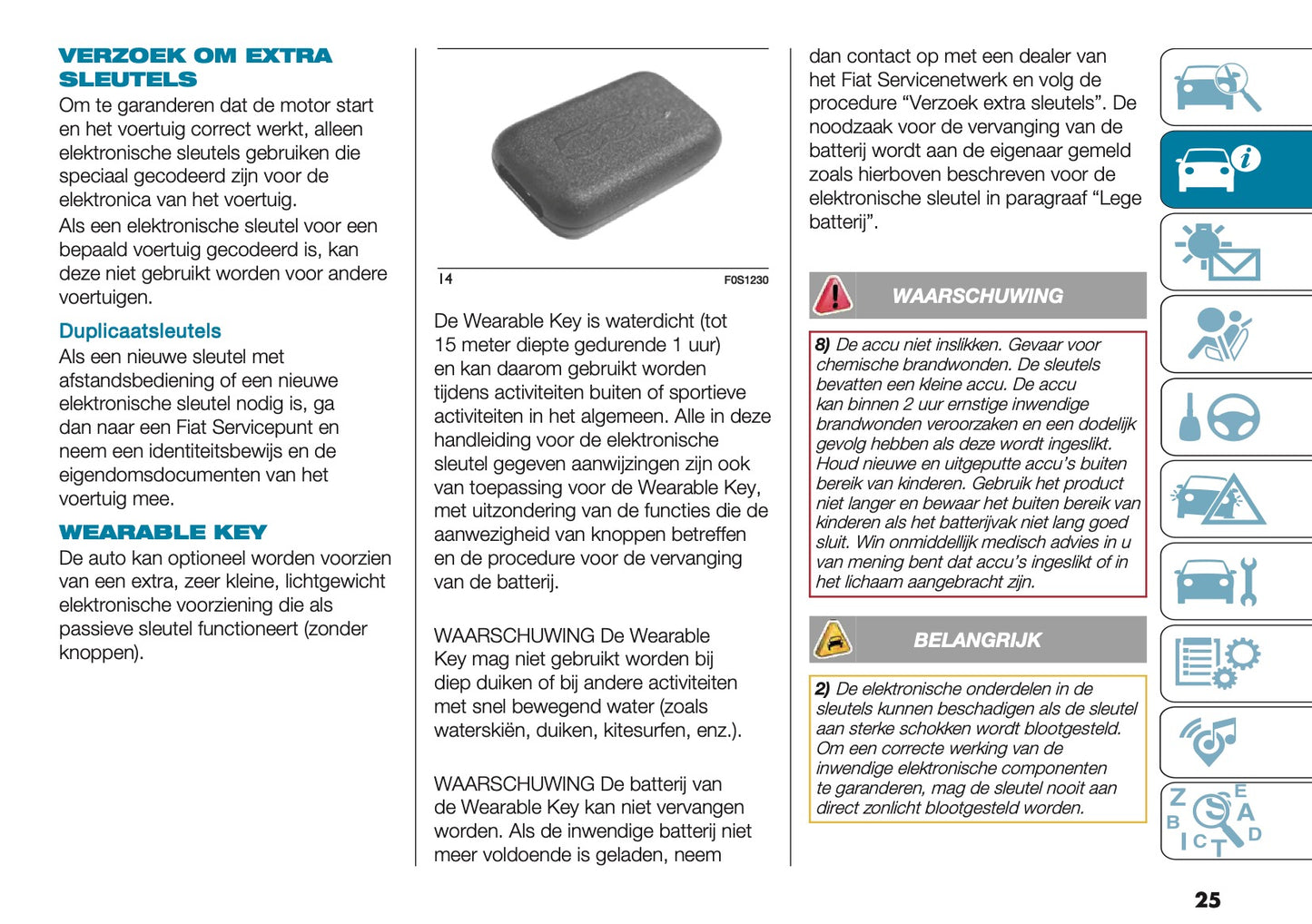 2022-2023 Fiat 500 Gebruikershandleiding | Nederlands