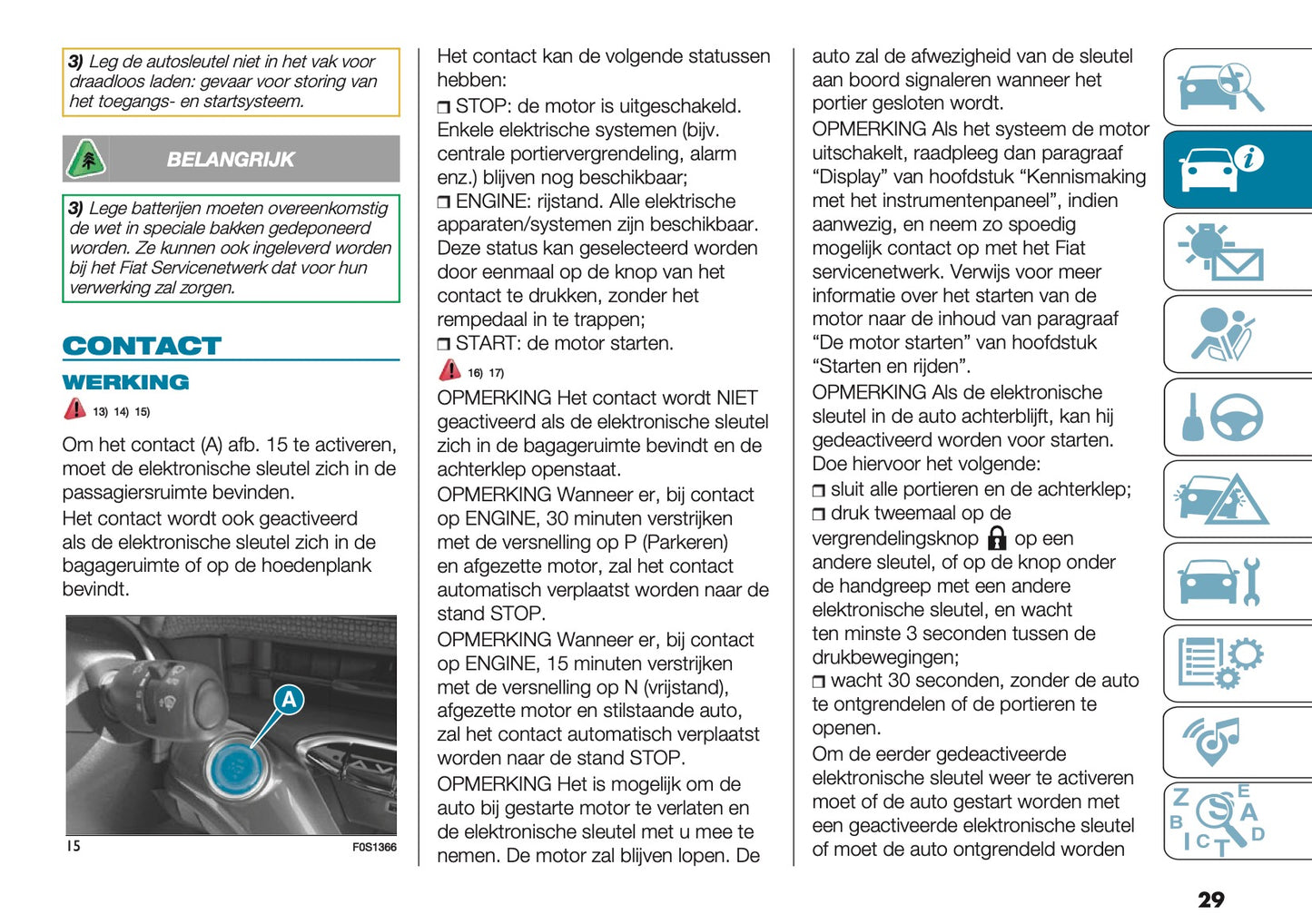 2026 Fiat 500 Gebruikershandleiding | Nederlands