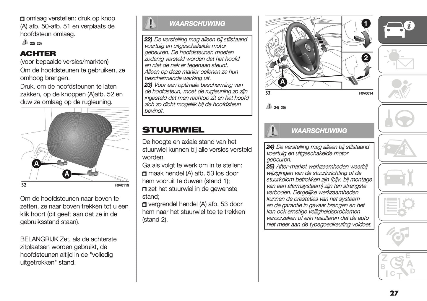 2018 Fiat Doblò Owner's Manual | Dutch