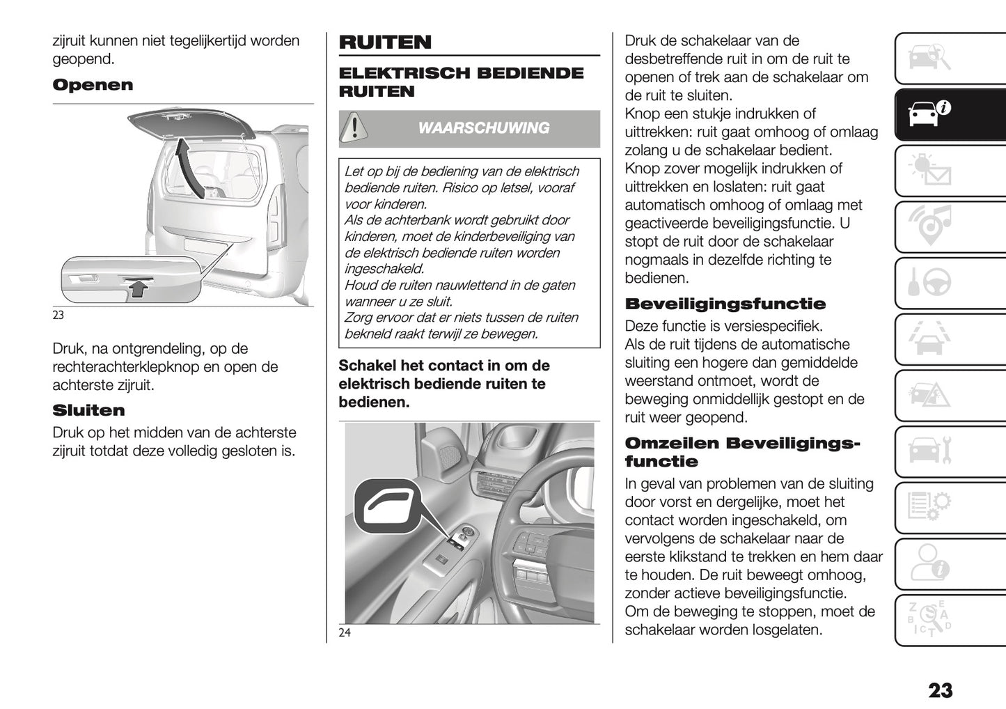 2025 Fiat Doblo Gebruikershandleiding | Nederlands