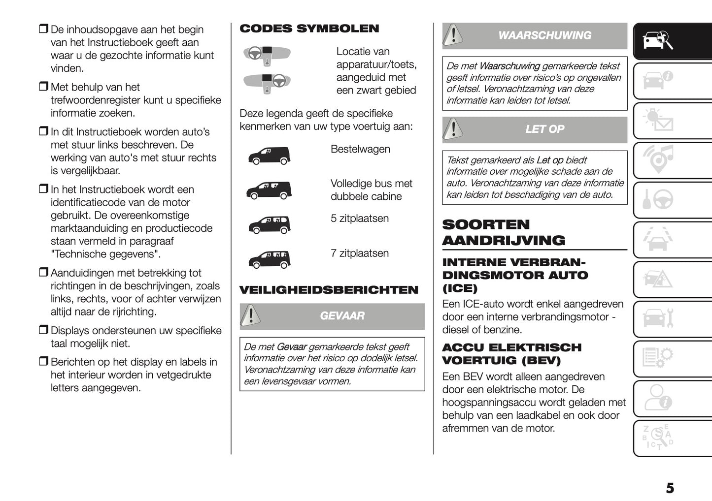 2025 Fiat Doblo Gebruikershandleiding | Nederlands