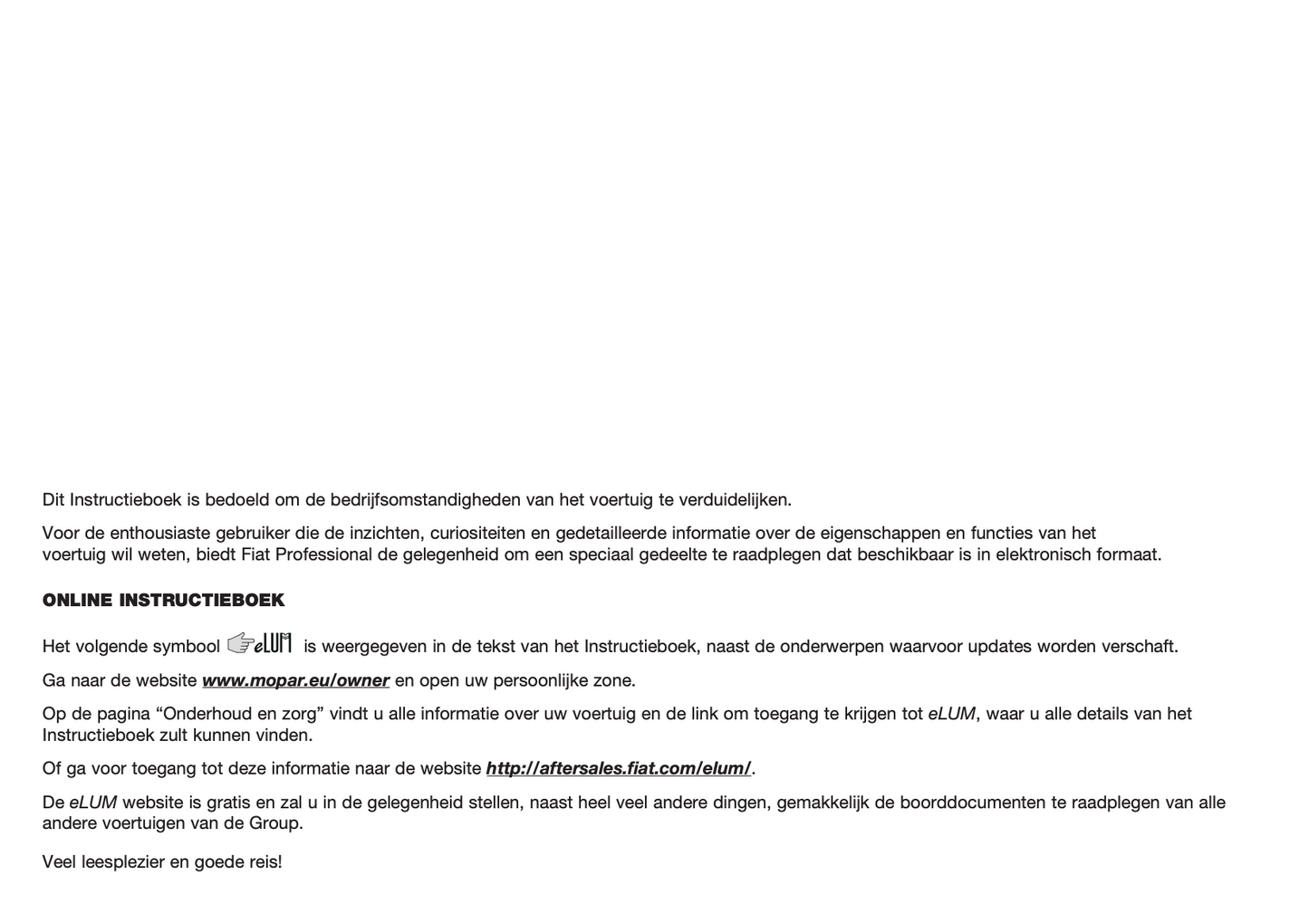 2016-2017 Fiat Ducato Gebruikershandleiding | Nederlands