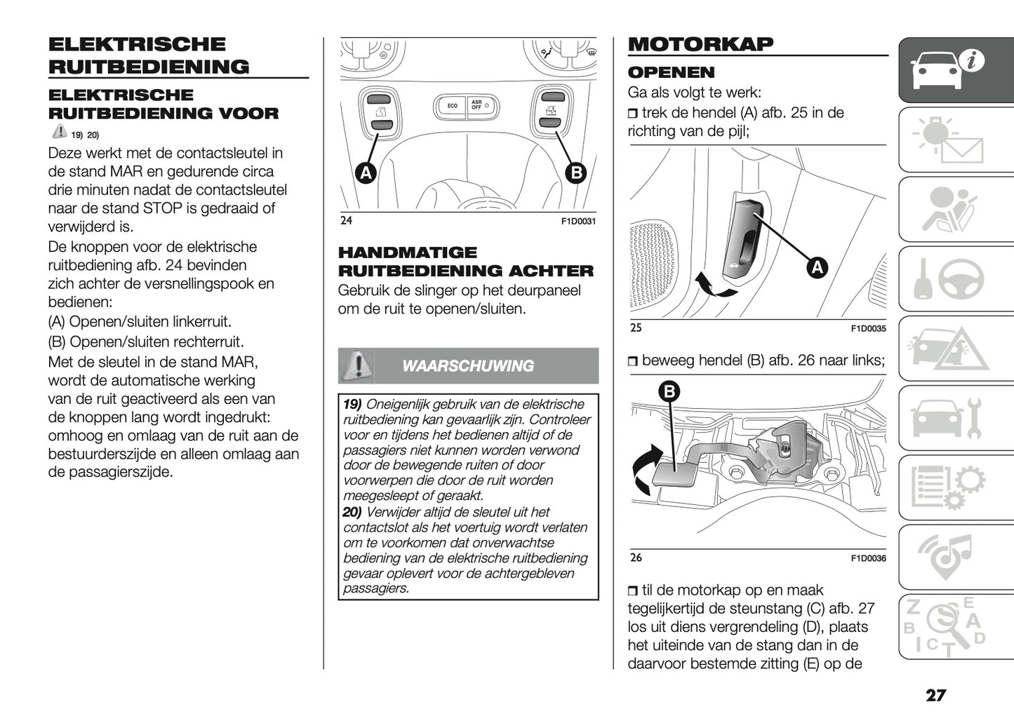 2019 Fiat Panda Gebruikershandleiding | Nederlands
