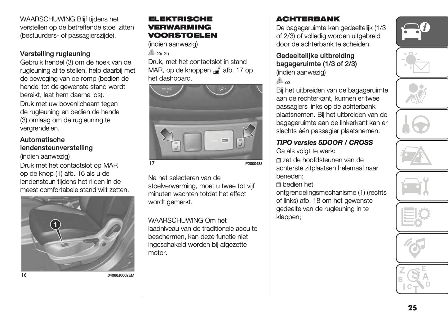 2023 Fiat Tipo 5 Door/Station Wagon Gebruikershandleiding | Nederlands