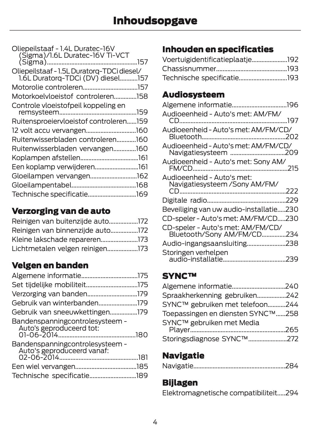 2014-2015 Ford B-Max Gebruikershandleiding | Nederlands