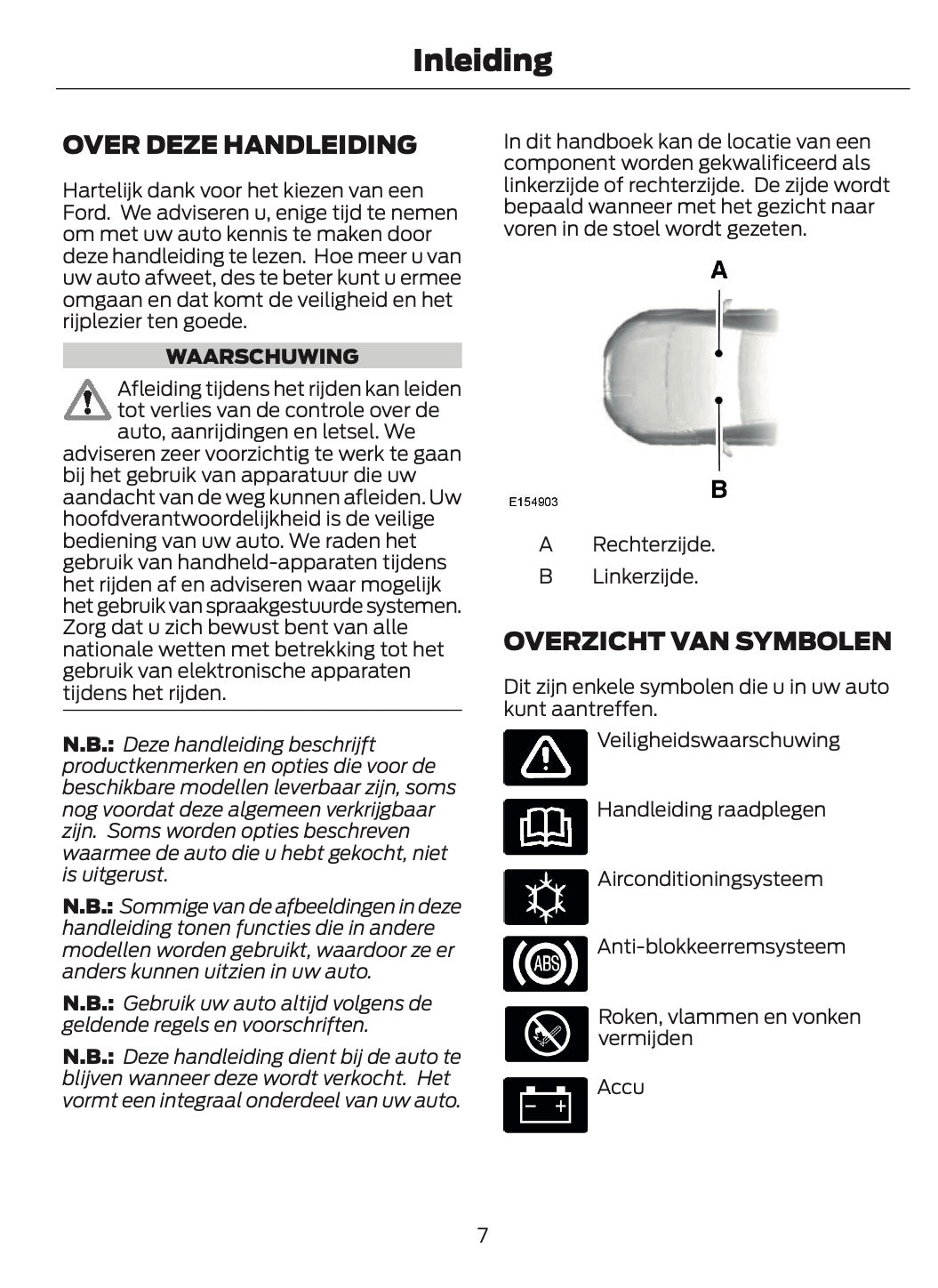 2014-2015 Ford B-Max Gebruikershandleiding | Nederlands