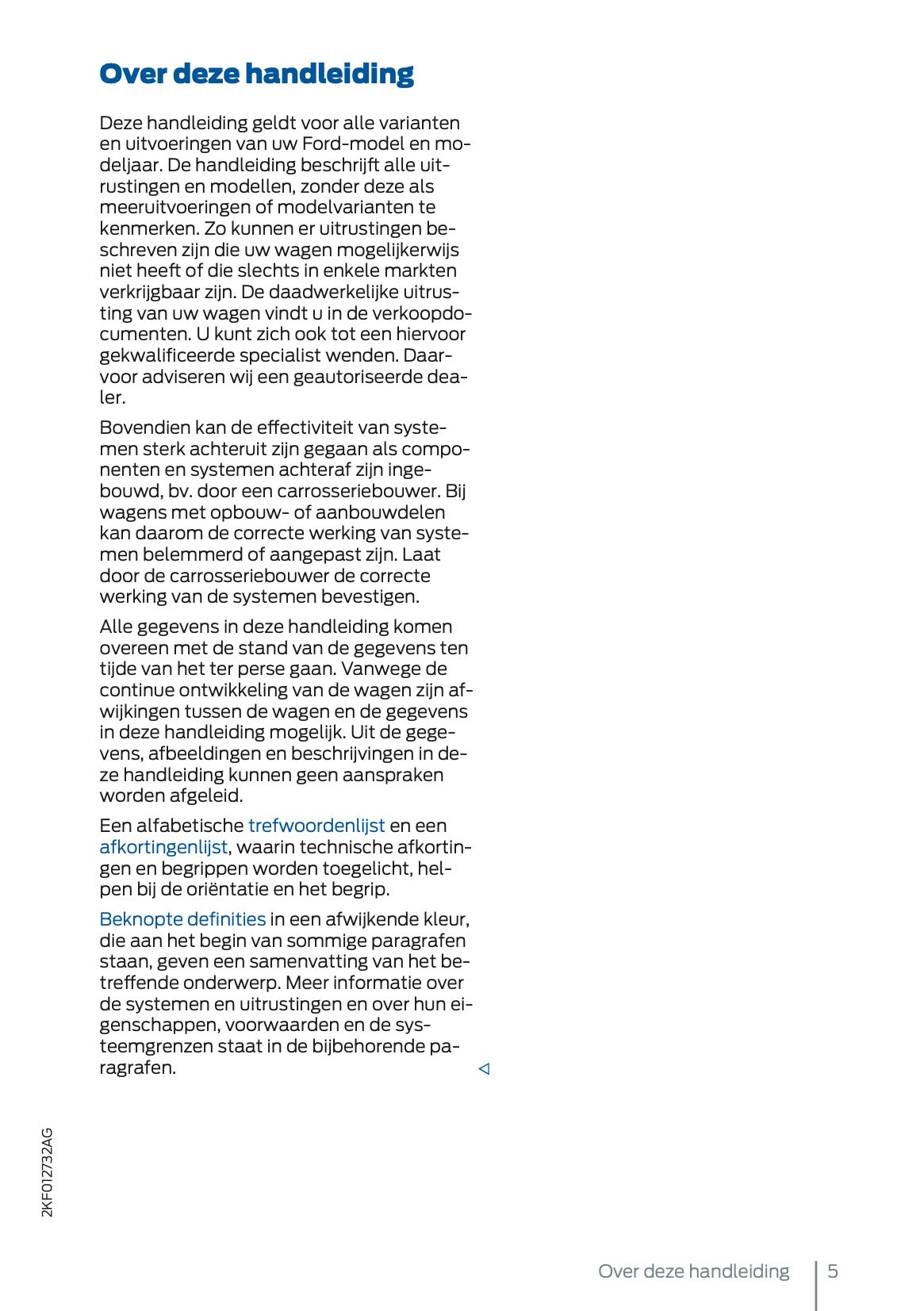 2025 Ford Tourneo Connect/Transit Connect Gebruikershandleiding | Nederlands