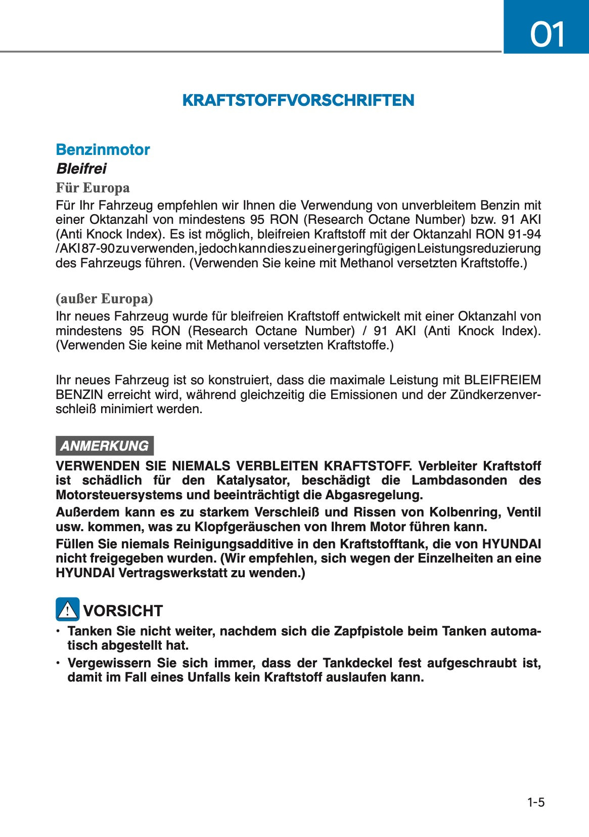 2024 Hyundai i10 Bedienungsanleitung | Deutsch