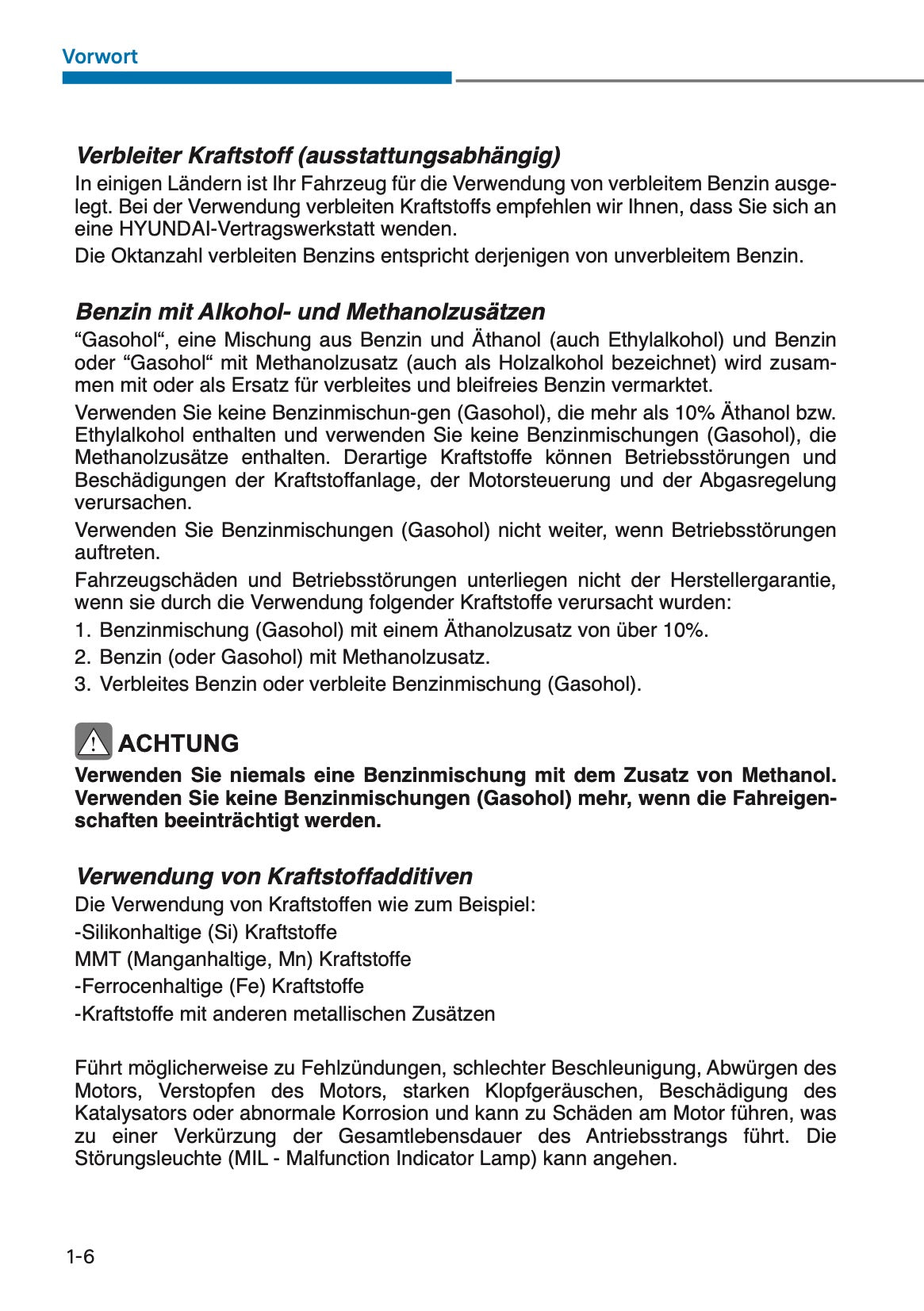 2024 Hyundai i10 Bedienungsanleitung | Deutsch