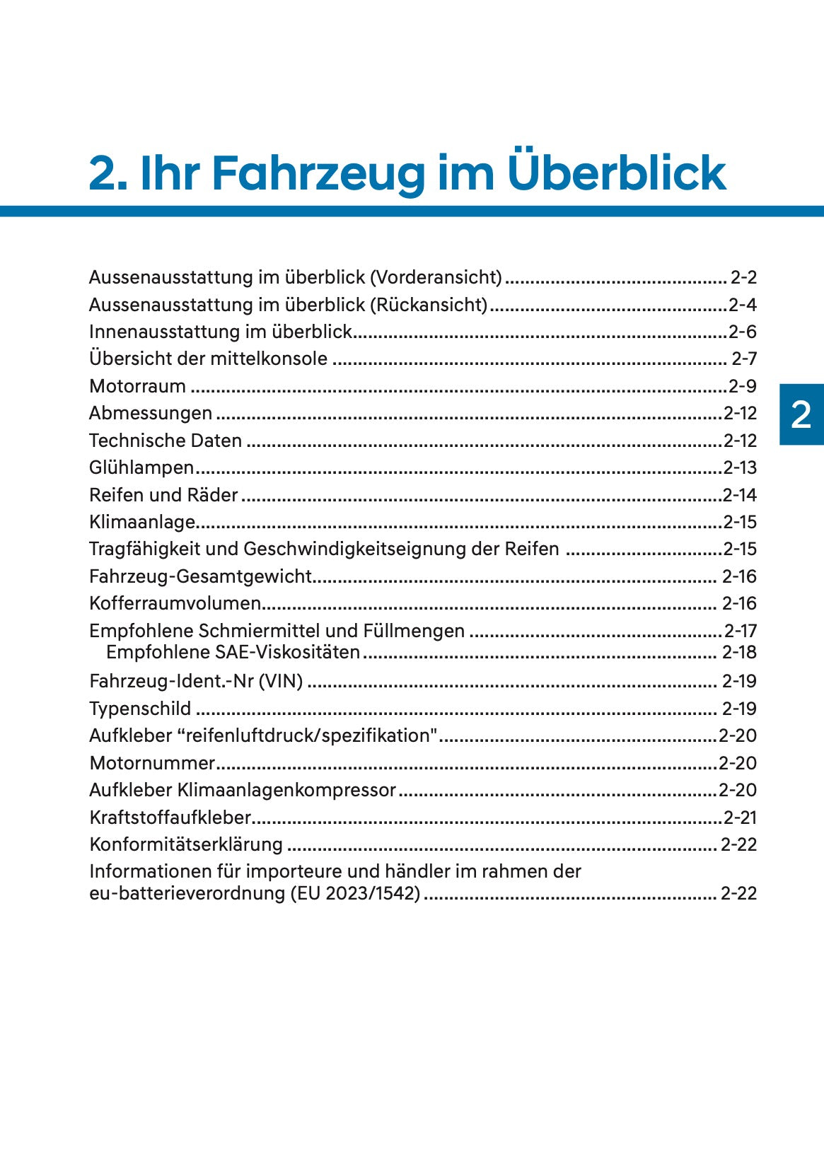 2024 Hyundai i10 Bedienungsanleitung | Deutsch