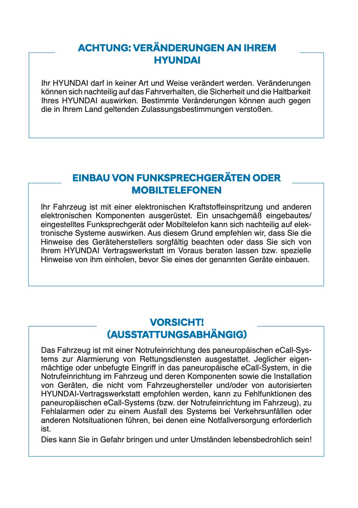 2024 Hyundai i10 Bedienungsanleitung | Deutsch