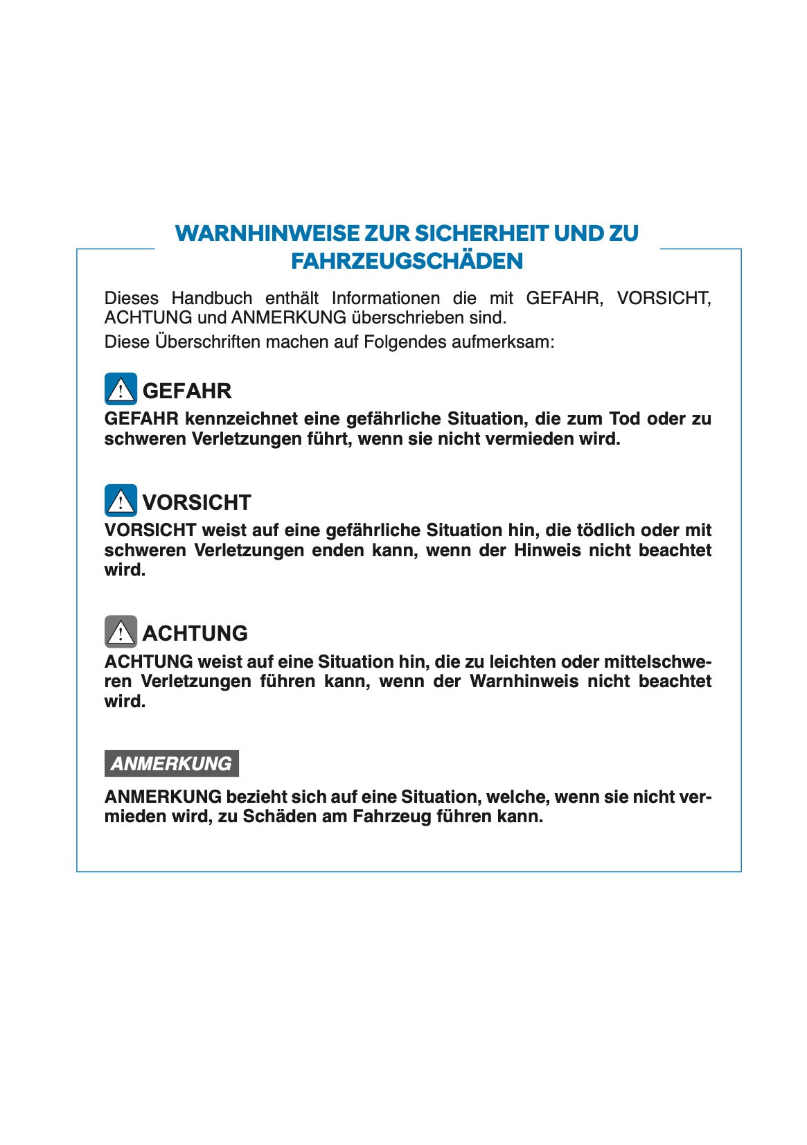 2024 Hyundai i10 Bedienungsanleitung | Deutsch