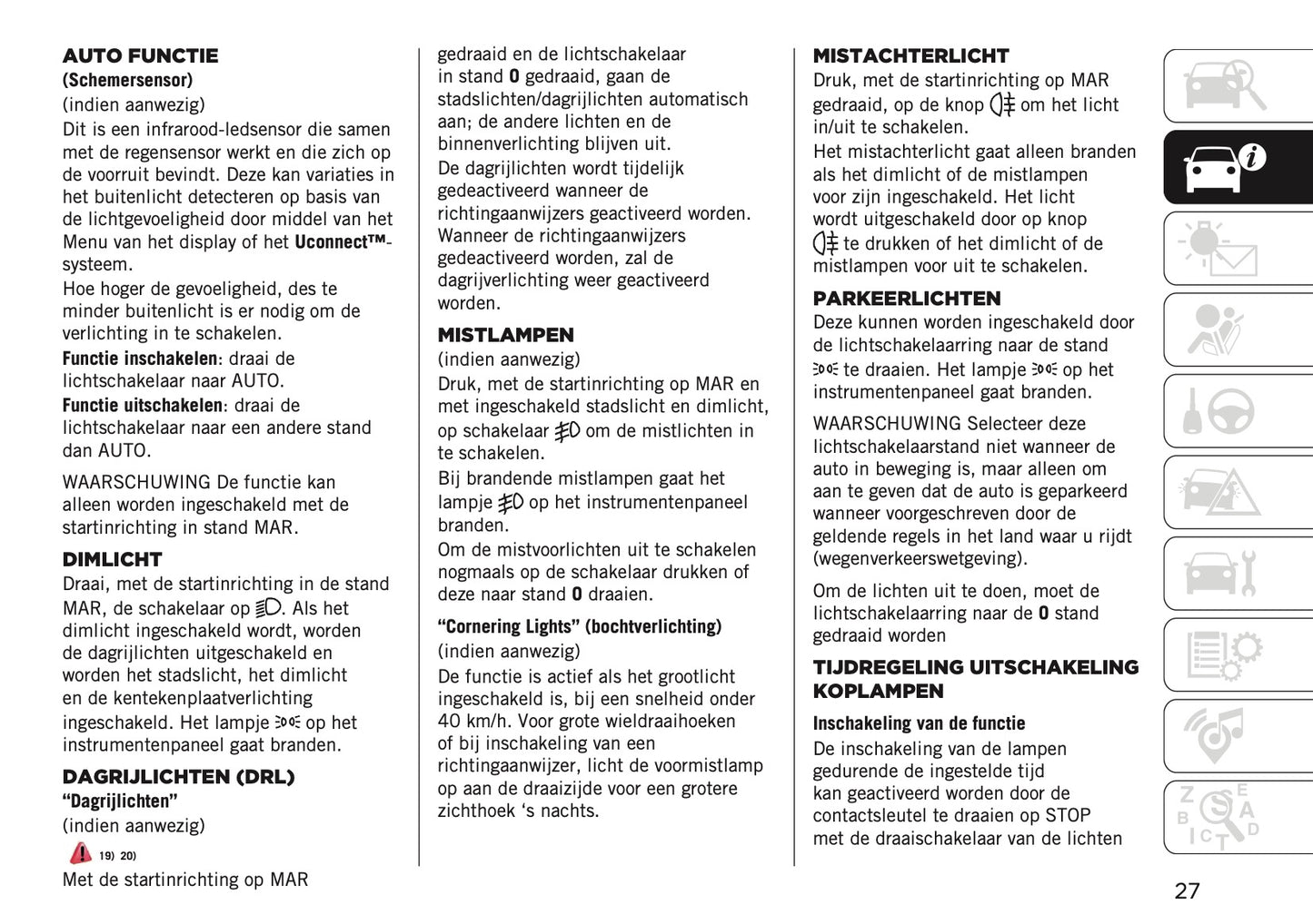 2020-2021 Jeep Renegade Gebruikershandleiding | Nederlands