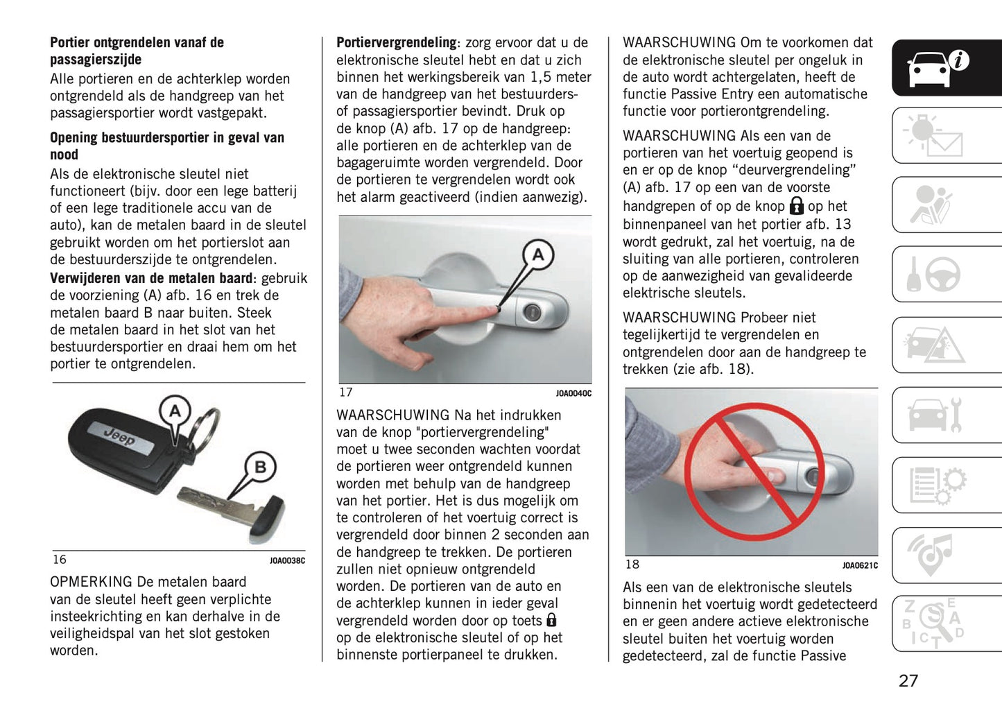 2024-2025 Jeep Renegade Gebruikershandleiding | Nederlands