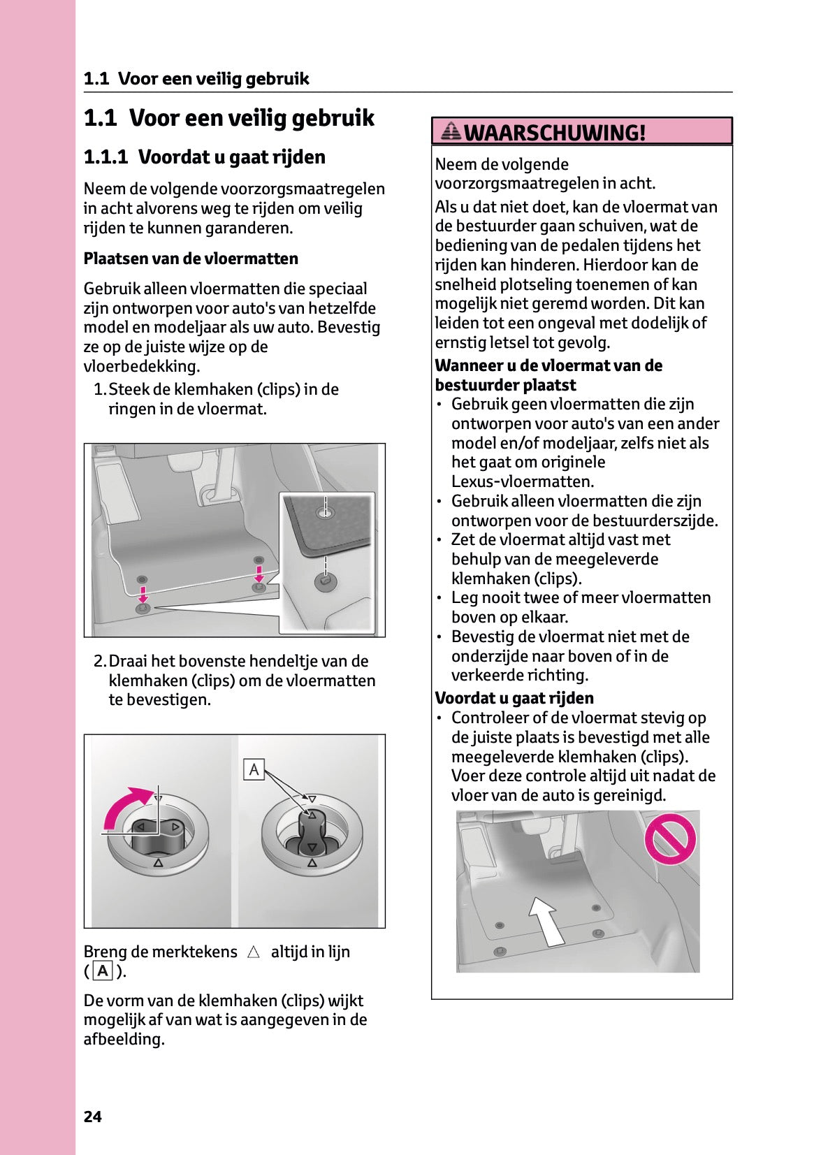 2024 Lexus ES 300h Owner's Manual | Dutch