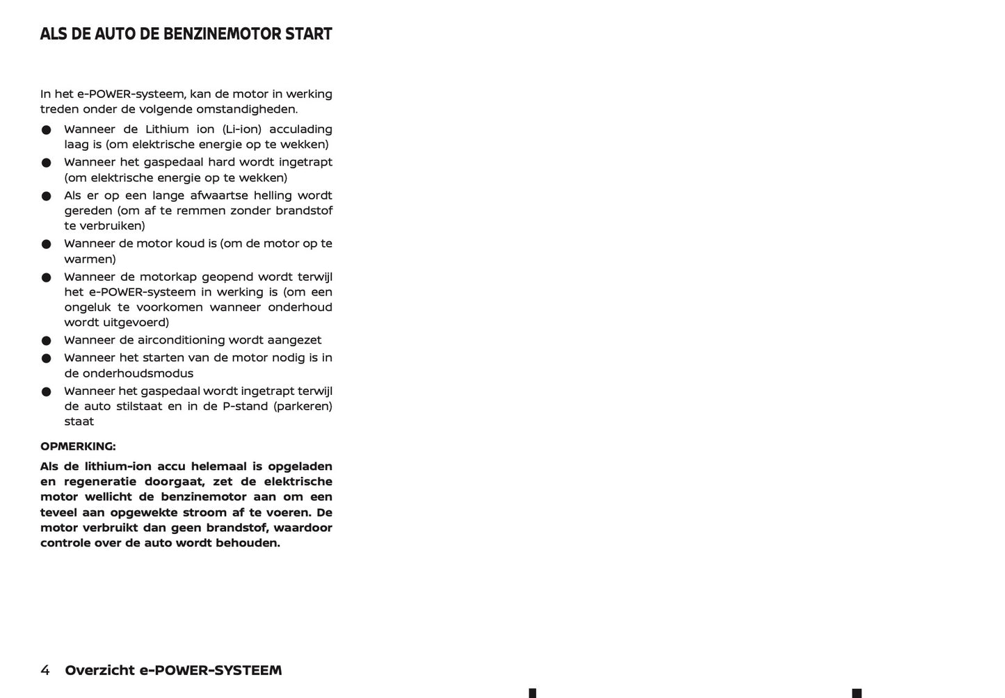 2023-2024 Nissan X-Trail e-Power Owner's Manual | Dutch