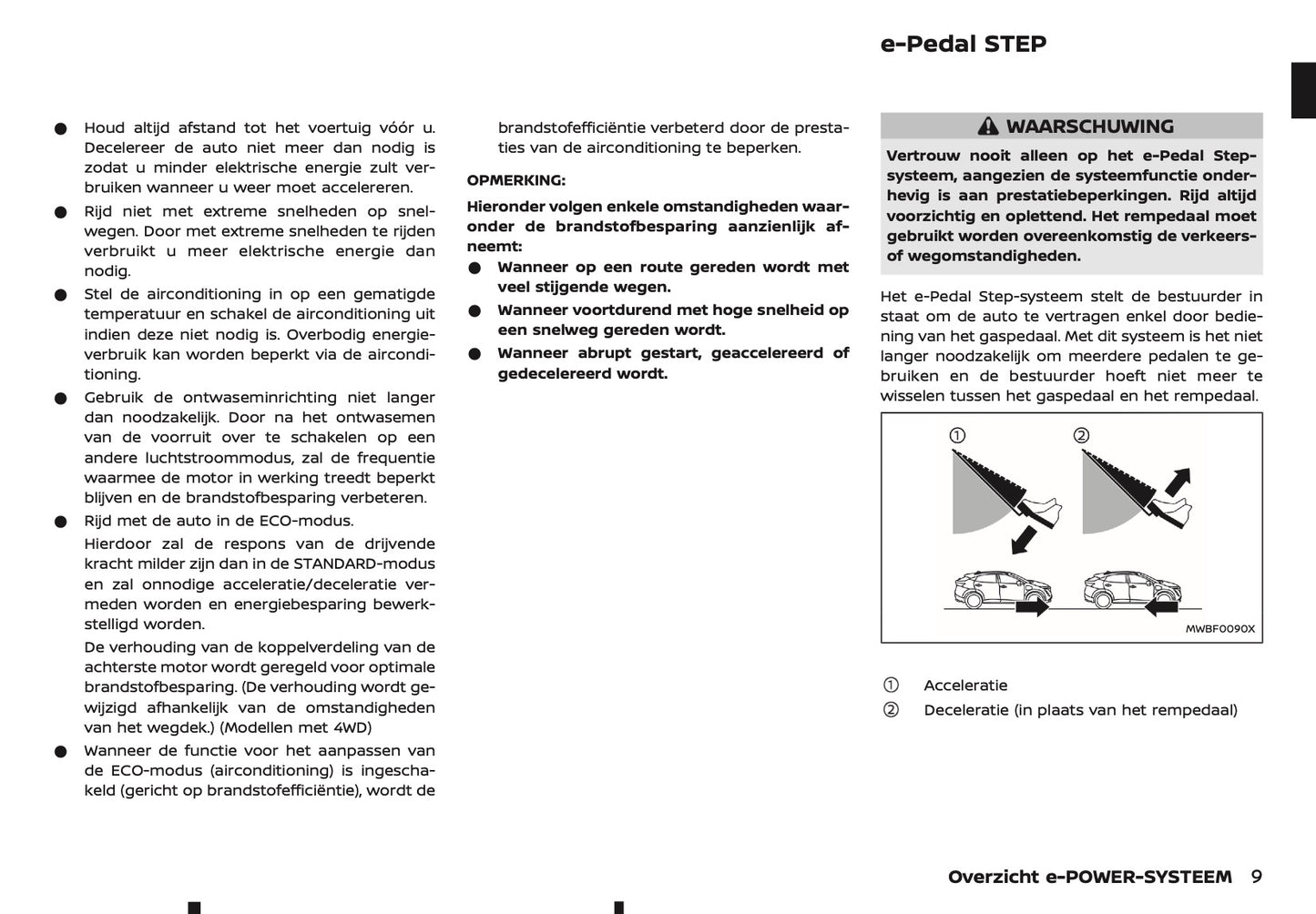 2023-2024 Nissan X-Trail e-Power Owner's Manual | Dutch