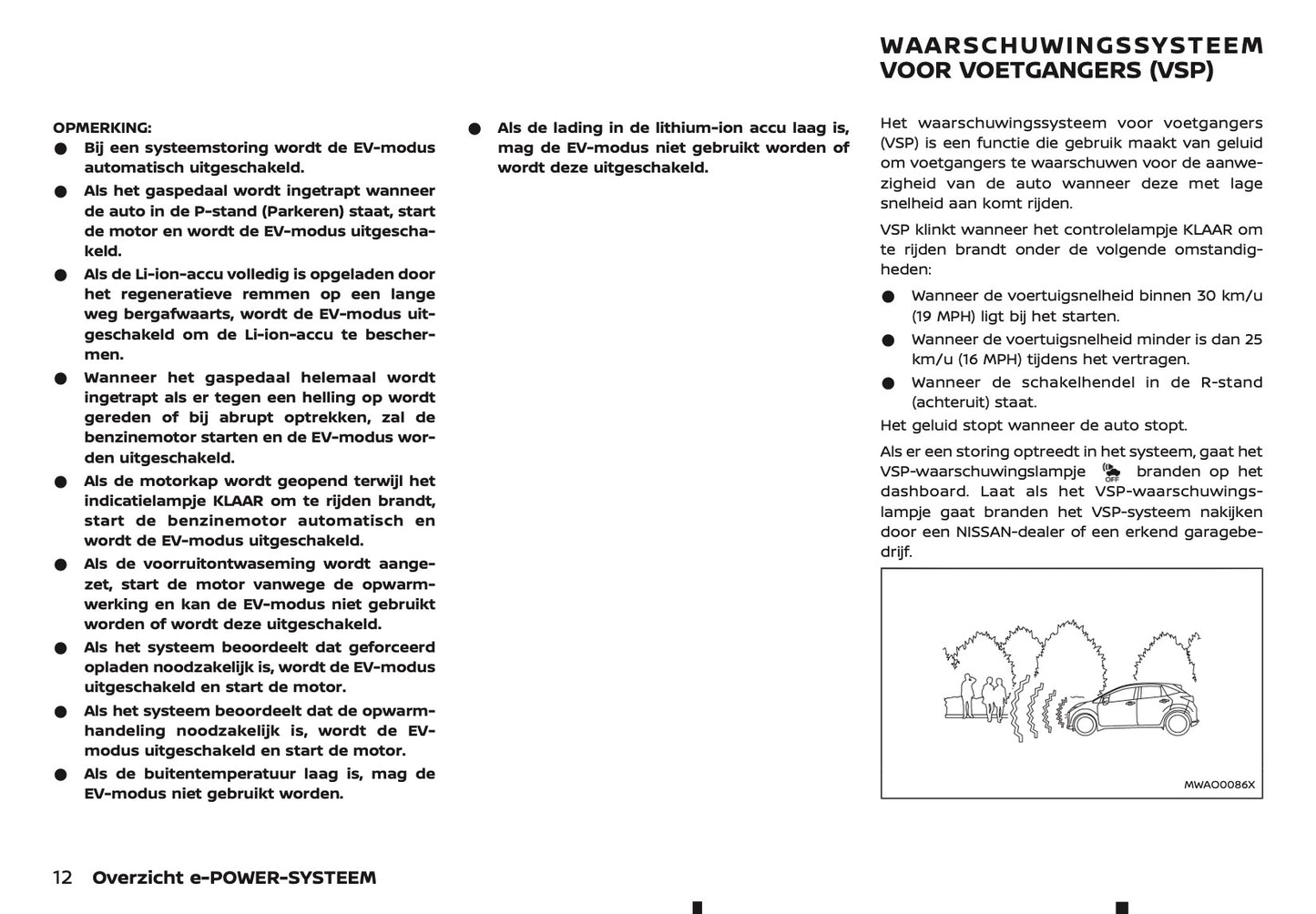 2023-2024 Nissan X-Trail e-Power Owner's Manual | Dutch
