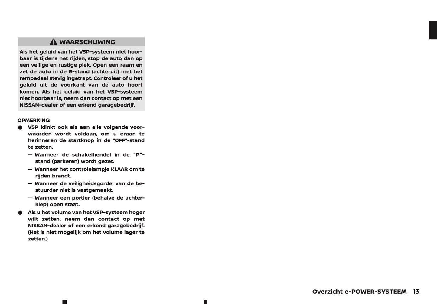 2023-2024 Nissan X-Trail e-Power Owner's Manual | Dutch