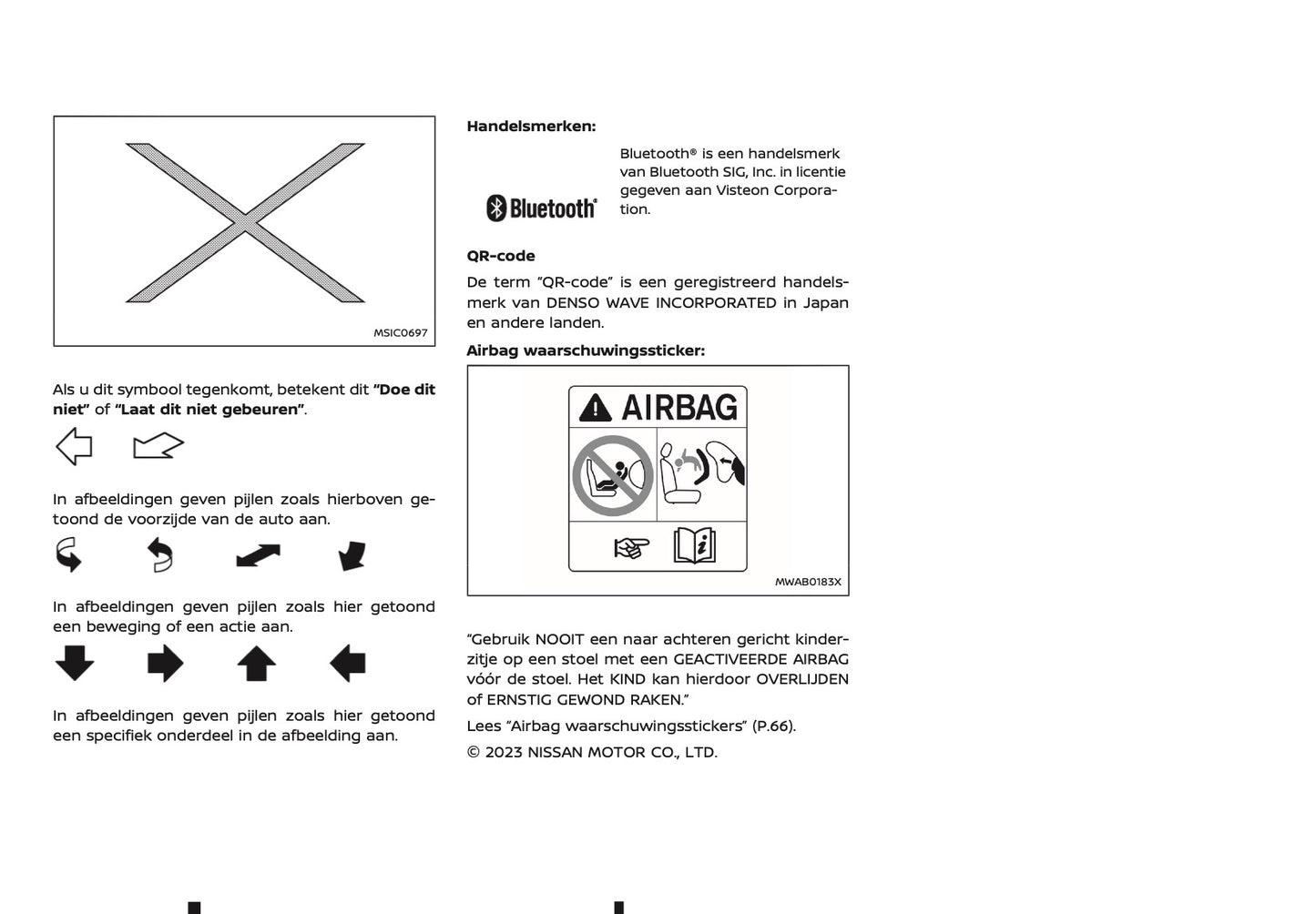 2023-2024 Nissan X-Trail e-Power Owner's Manual | Dutch