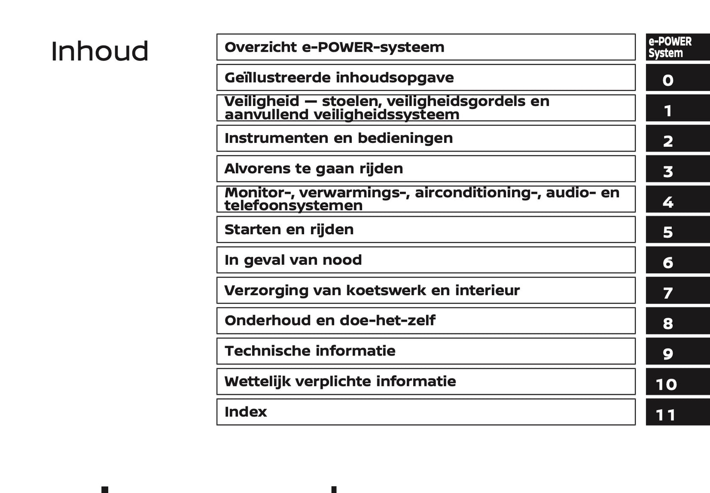 2023-2024 Nissan X-Trail e-Power Owner's Manual | Dutch