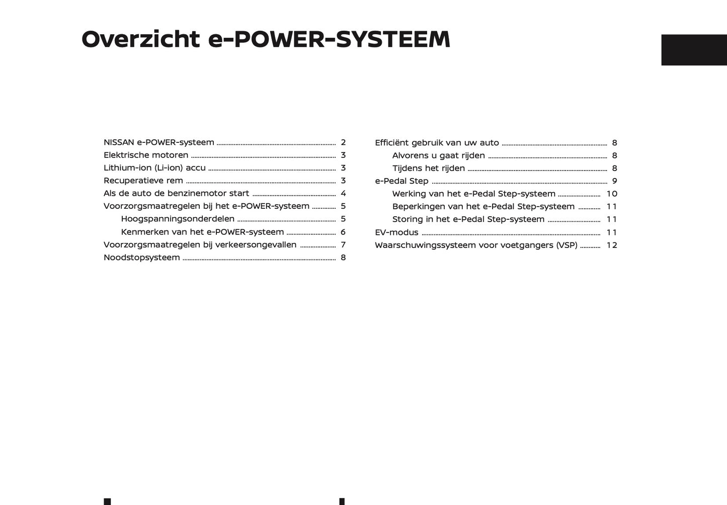 2023-2024 Nissan X-Trail e-Power Owner's Manual | Dutch