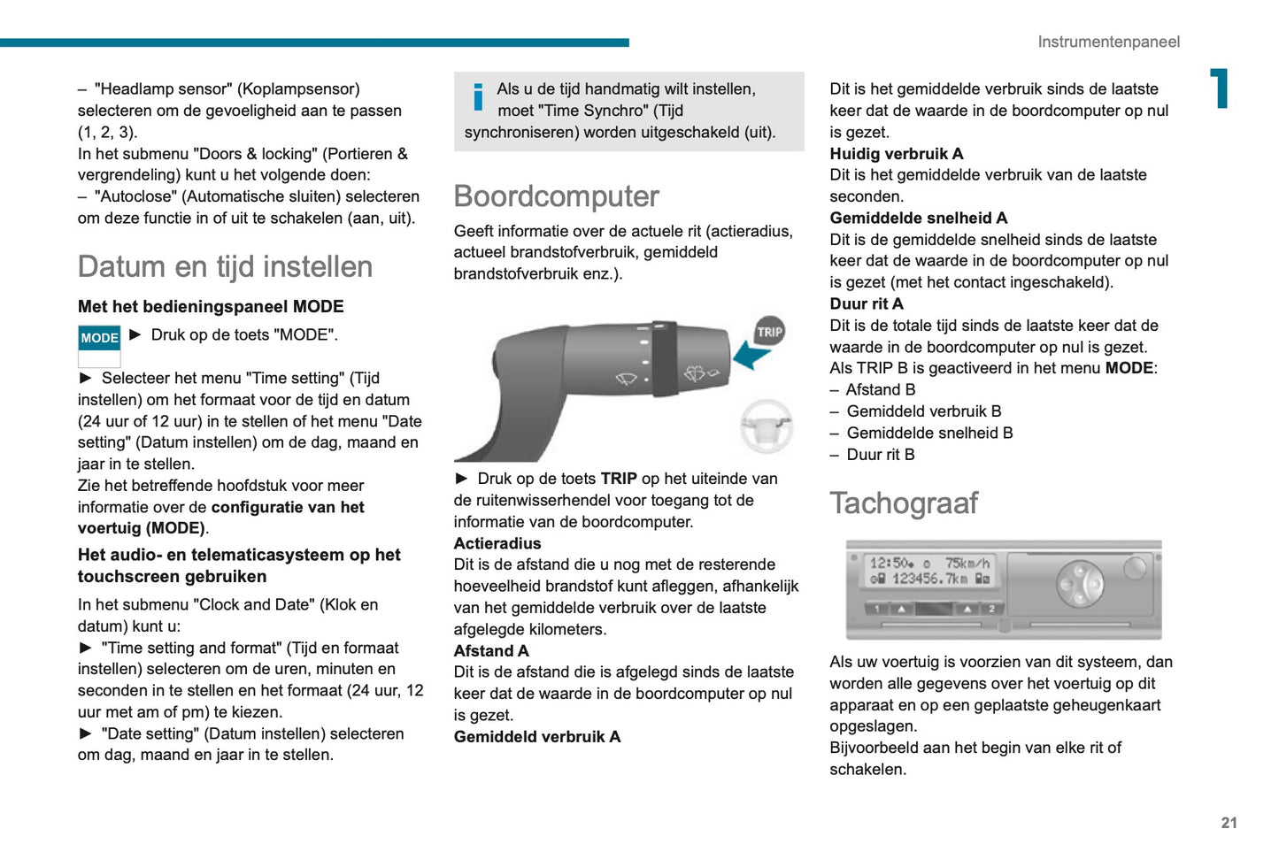 2019-2020 Peugeot Boxer Gebruikershandleiding | Nederlands