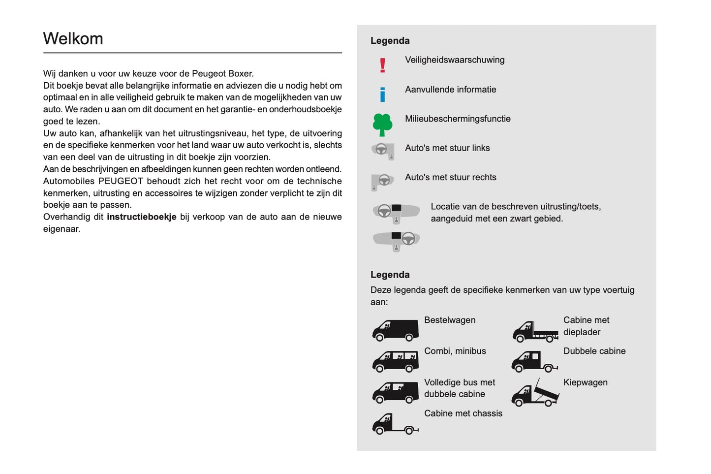 2019-2020 Peugeot Boxer Gebruikershandleiding | Nederlands