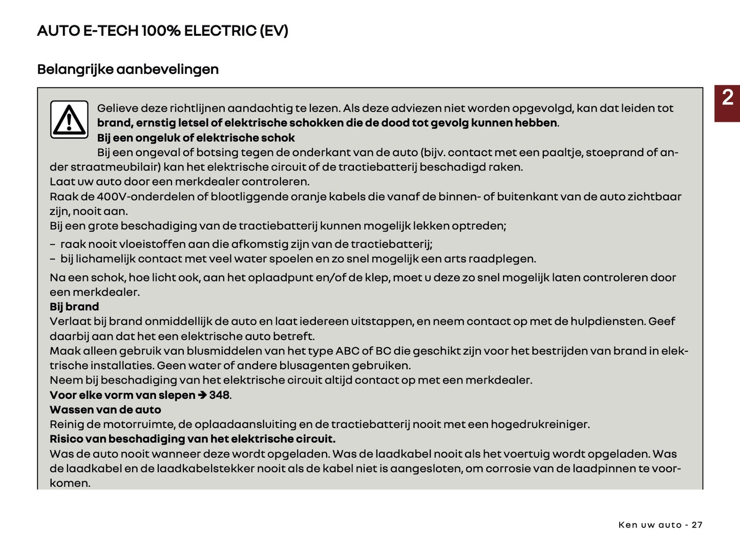 2025 Renault 5 E-Tech Gebruikershandleiding | Nederlands