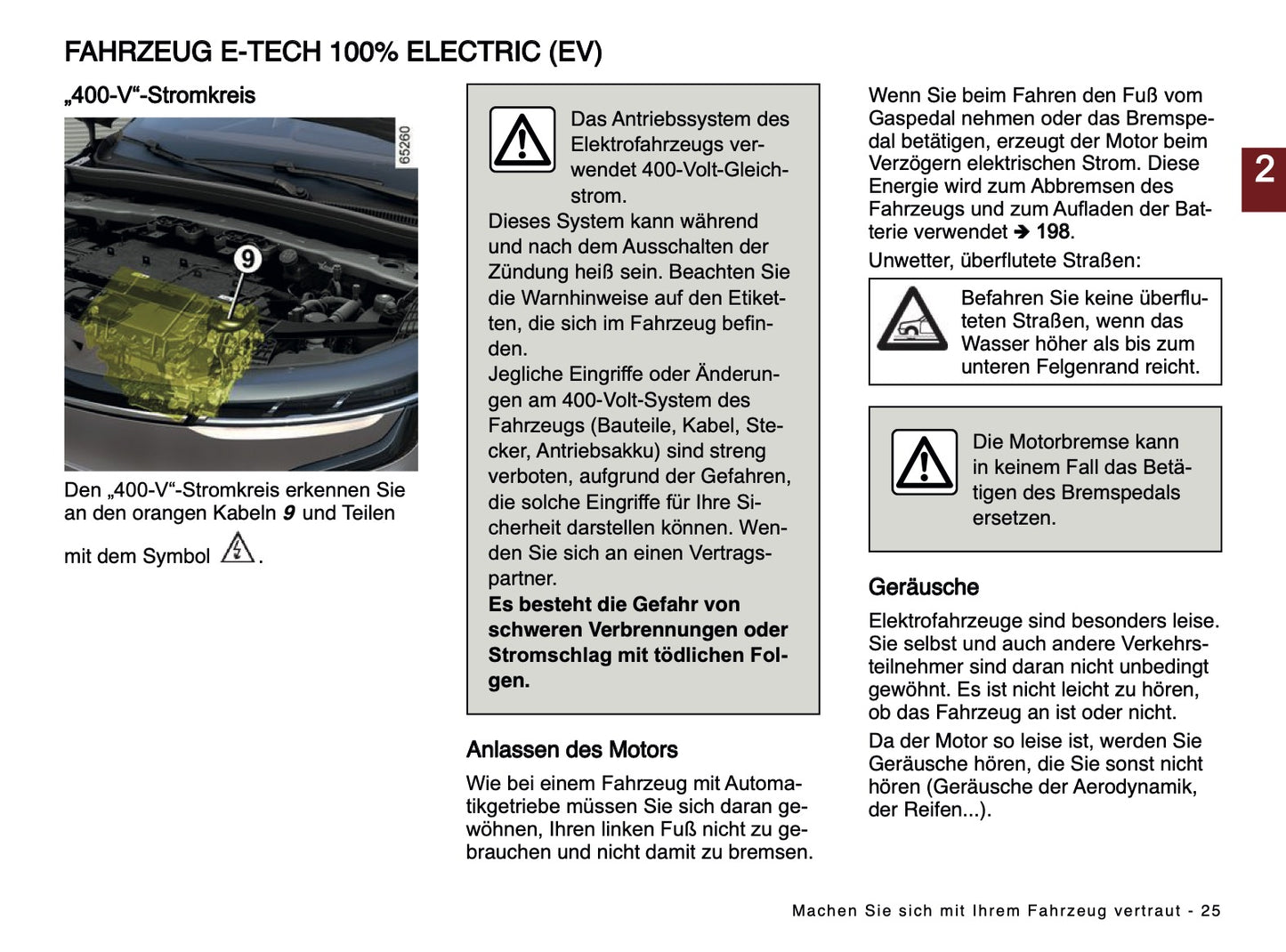 2024-2025 Renault Megane E-Tech Bedienungsanleitung | Deutsch