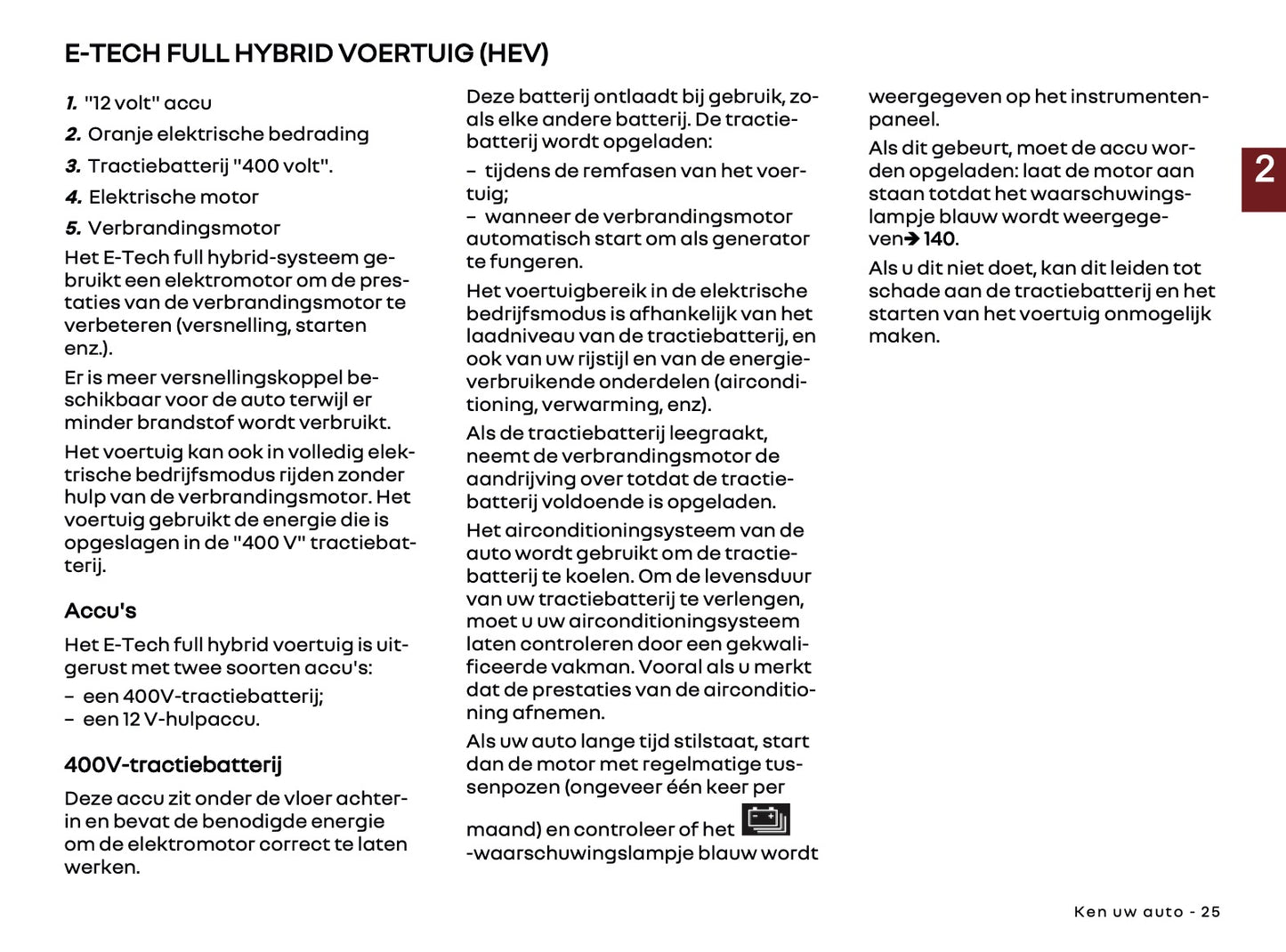 2025 Renault Rafale Gebruikershandleiding | Nederlands