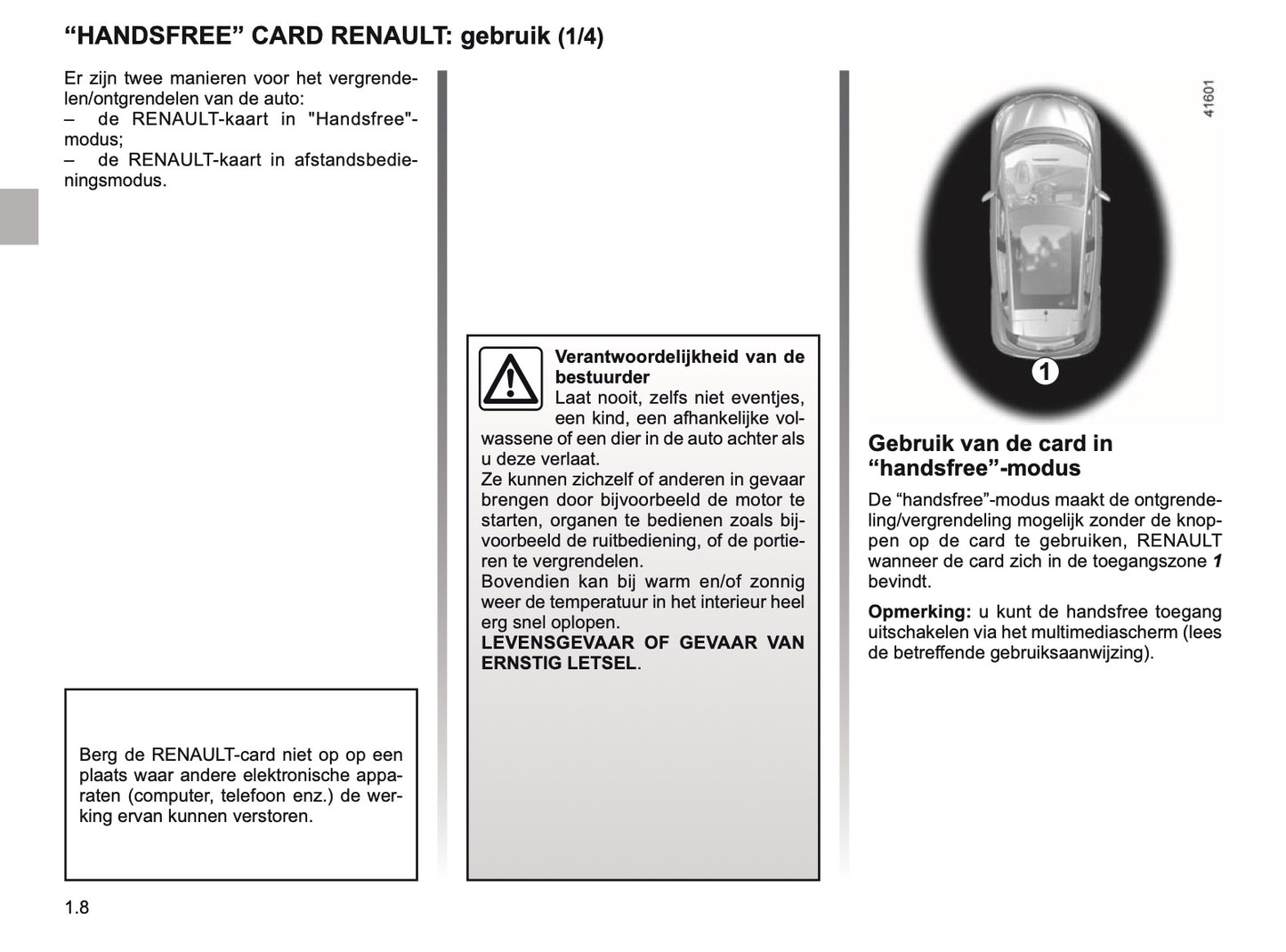 2018-2019 Renault Scenic/Grand Scenic Gebruikershandleiding | Nederlands