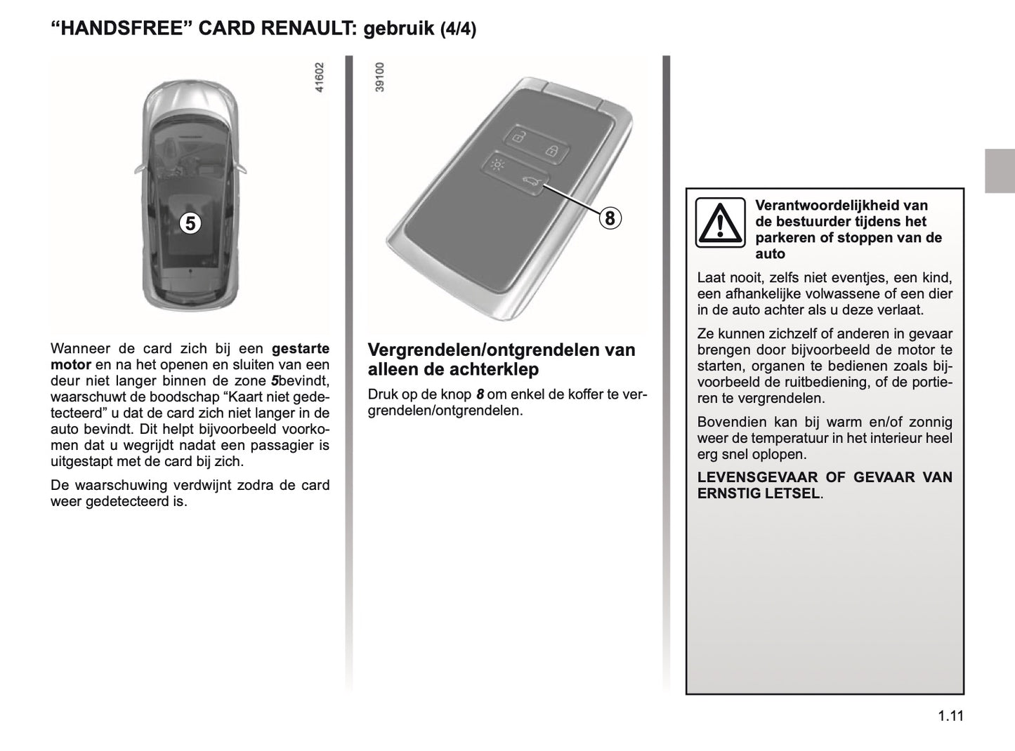 2018-2019 Renault Scenic/Grand Scenic Gebruikershandleiding | Nederlands