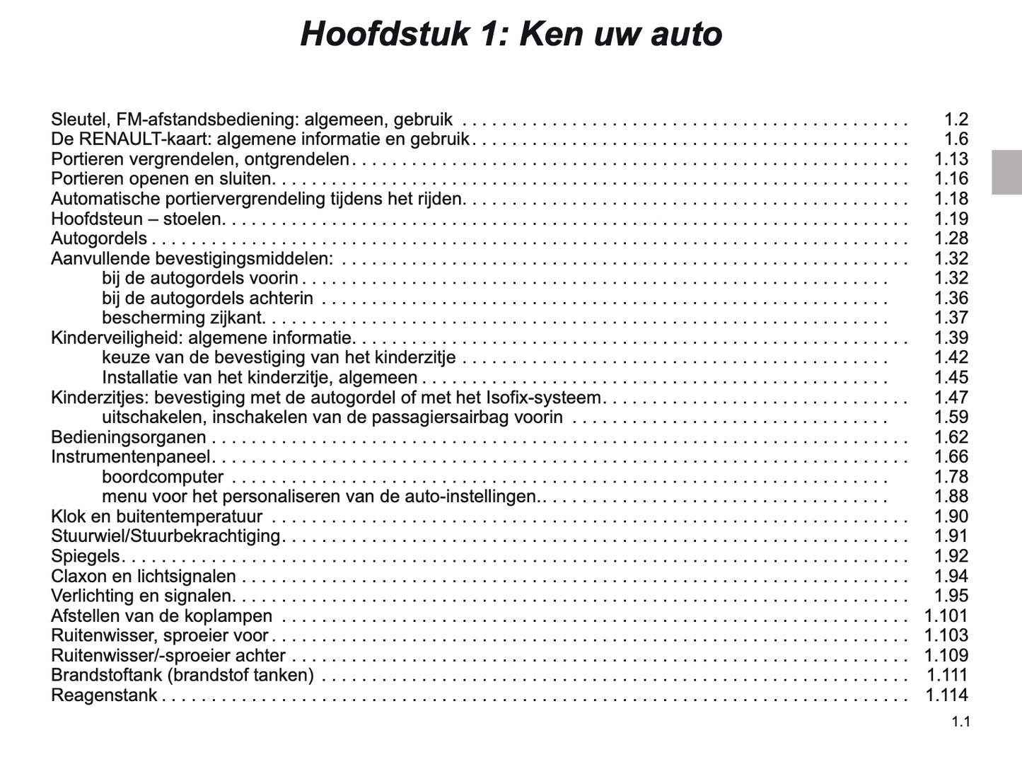 2018-2019 Renault Scenic/Grand Scenic Gebruikershandleiding | Nederlands