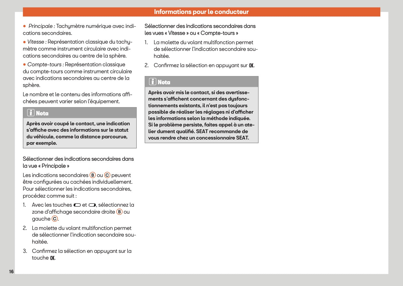 2025 Seat Arona Owner's Manual | French