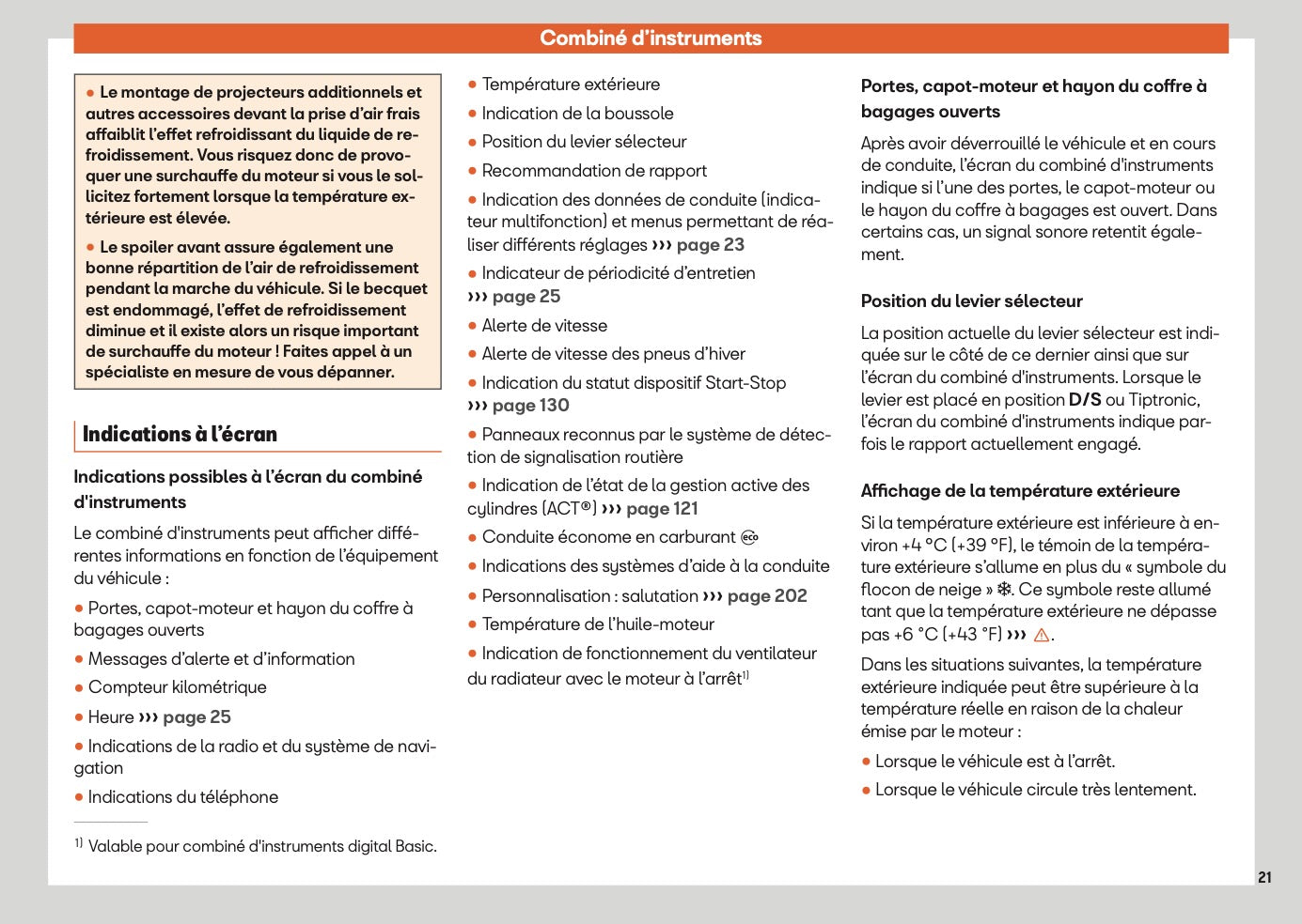 2025 Seat Arona Owner's Manual | French