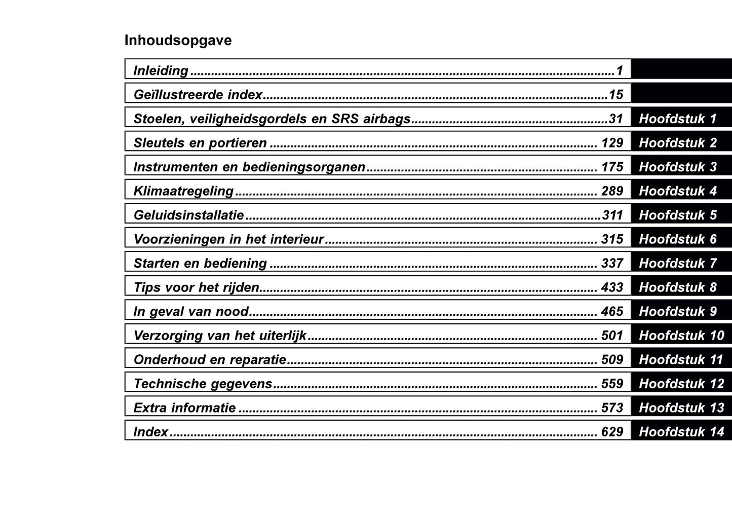 2022 Subaru Outback Owner's Manual | Dutch