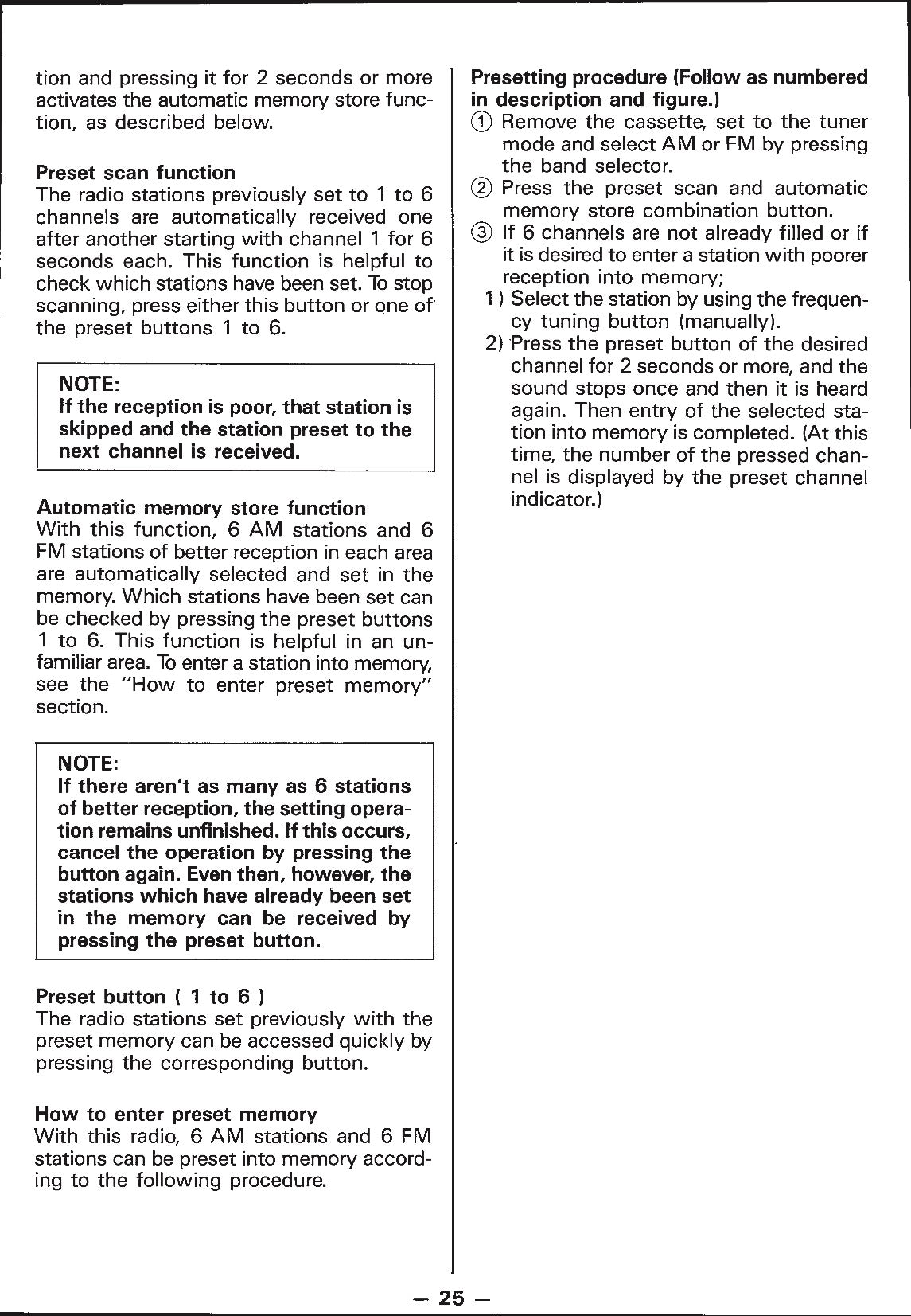 1988 Suzuki Samurai Owner's Manual | English